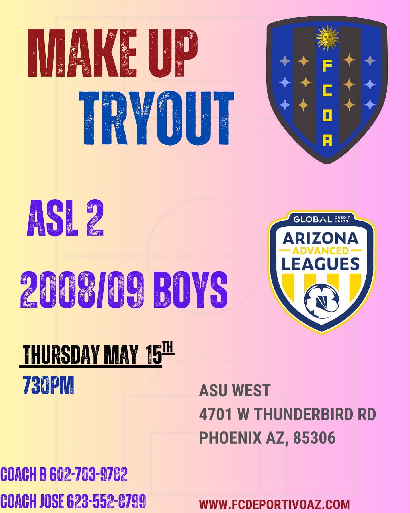 One more make up Tryout. We had three rain out days and it was almost impossible to get everyone in. See you Thursday 🫡🔴🔵