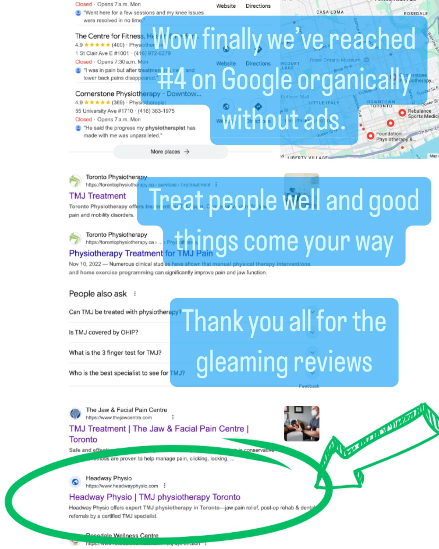 2 years ago when deciding to limit my practice to the evaluation and treatment of TMJ disorders I knew I was taking a huge leap of faith.
🦷Now with over 35 referring dentists, hospitals and surgeons there’s no question of the value of physiotherapy in the continuum of care of TMJ disorders.
Keeping our goal to 4-6 visits per case has helped us ensure people get the skills they need to heal or self manage their TMD without relying on us forever.
Entry level medical, dentistry or physiotherapy programs do not adequately cover TMD and our patients expect better. Any PTs looking to focus in TMD check out PTBCCT.org and start your journey to get certified as a CCTT!