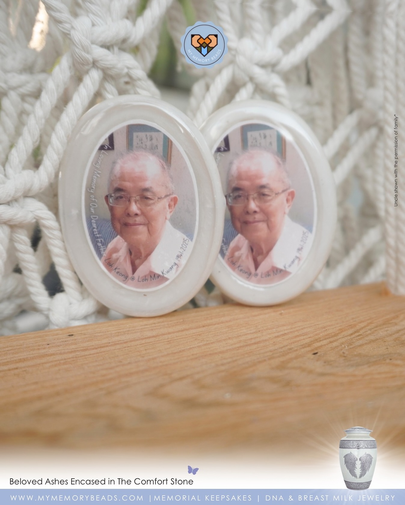 Each keepsake we produce carries the love and memories of your cherished ones, and knowing that we’ve been able to help in any small way inspires us to keep going.
Thank you to our client for trusting us, sharing your stories, reviews and photos ❤️ May they help others at a time when they are thinking of getting something to ease their own grief.
Thank you for entrusting us with your keepsakes and for allowing us to put Uncle on our feed ❤️ It’s been an absolute honour.
🎐
Crafted with care and personalized just for you, these keepsakes honor their memory in a way that reflects the life they lived and the joy they brought to yours.
Keepsakes made with Italian Glass & Jewellery Resin.
Cremation Ashes | Breast Milk | IVF Straws | Umbilical Cords | Fur | Hair | Soil | Flowers | Blood & So Much More 🪴
©️ Copyright My Memory Beads. All Rights Reserved.
#MemorialKeepsakesMalaysia #petashesjewellerymy #petashesjewelrymalaysia #memorialkeepsakesMY #keepsakesmy #petashesjewelrysingapore #petashespendantsg #petashespendantmalaysia
#KeepsakesMalaysia #MemorialKeepsakesSingapore #memorialkeepsakesSG #keepsakessg
#Keepsakessingapore #petfurjewellerymalaysia #petfurjewelrysingapore #cremationjewellerymalaysia #cremationjewelrysingapore #singaporepetfestival2025 #rememberinglovedonesmalaysia