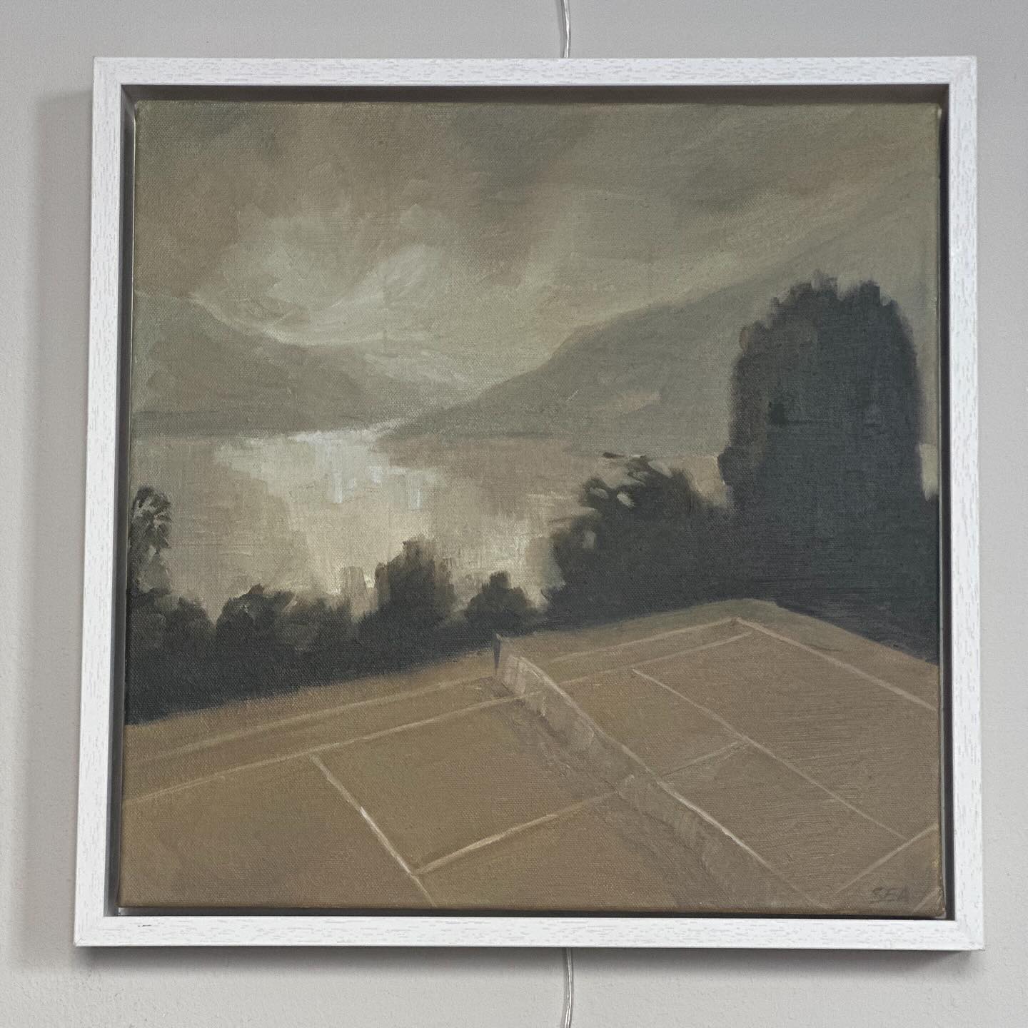 ‘Tennis At The Lakes’ and other works by the incredible @stephanieeufemia_artist
We are saying goodbye to these pieces very soon, but do get in touch if you are interested. Stephanie’s oils have such depth and peace. Pop in to see them this week, by appointment only.
