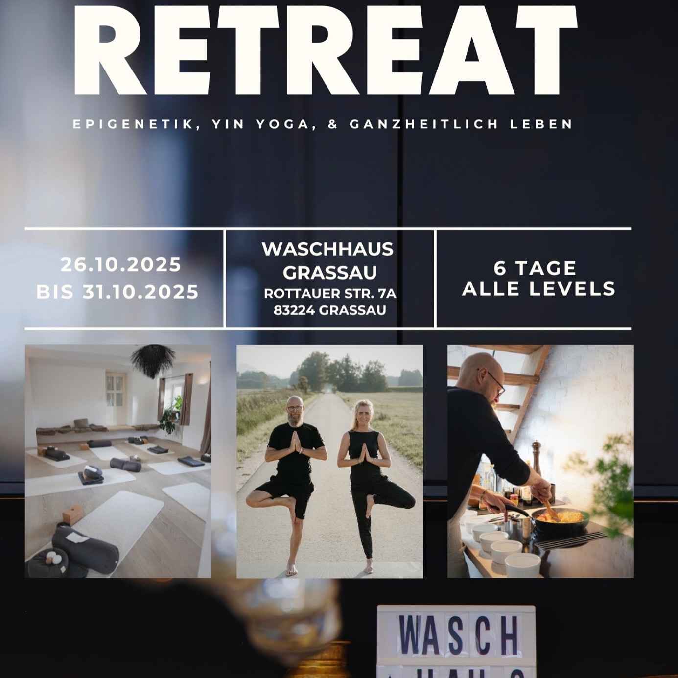 ✨Fühlst du dich oft müde, energielos und innerlich leer? Fehlt dir die Motivation, Freude und Perspektive in deinem Alltag? Dann ist dieses Retreat genau das Richtige für dich.
Inmitten der Natur schaffen wir gemeinsam einen Raum der Regeneration, der Stille und der kraftvollen Veränderung. Mit einer einzigartigen Kombination aus Yoga, Meditation, bewusster Bewegung, gesunder Ernährung, Atemarbeit, Eisbaden, Naturerlebnissen und tiefgehenden Impulsen aus der ganzheitlichen Medizin und Epigenetik bringen wir Körper, Geist und Seele wieder in Einklang.
Dieses Retreat ist deine Einladung, wieder bei dir selbst anzukommen. Du wirst neue Energie spüren, deine Lebenskraft stärken und Klarheit für deinen Weg gewinnen. Schritt für Schritt kehrt Lebensfreude zurück – mit jedem bewussten Atemzug, jeder achtsamen Bewegung, jeder gesunden Mahlzeit.
Gönn dir diese Auszeit. Für deine Gesundheit. Für deine Zukunft. Für dich♡. >>>>mehr Infos und Anmeldung findest du in der Bio
#retreat #yoga #healing #sogehtgesundesleben #meditation #breathwork #naturelover #ferien #selbstliebe #epigenetik