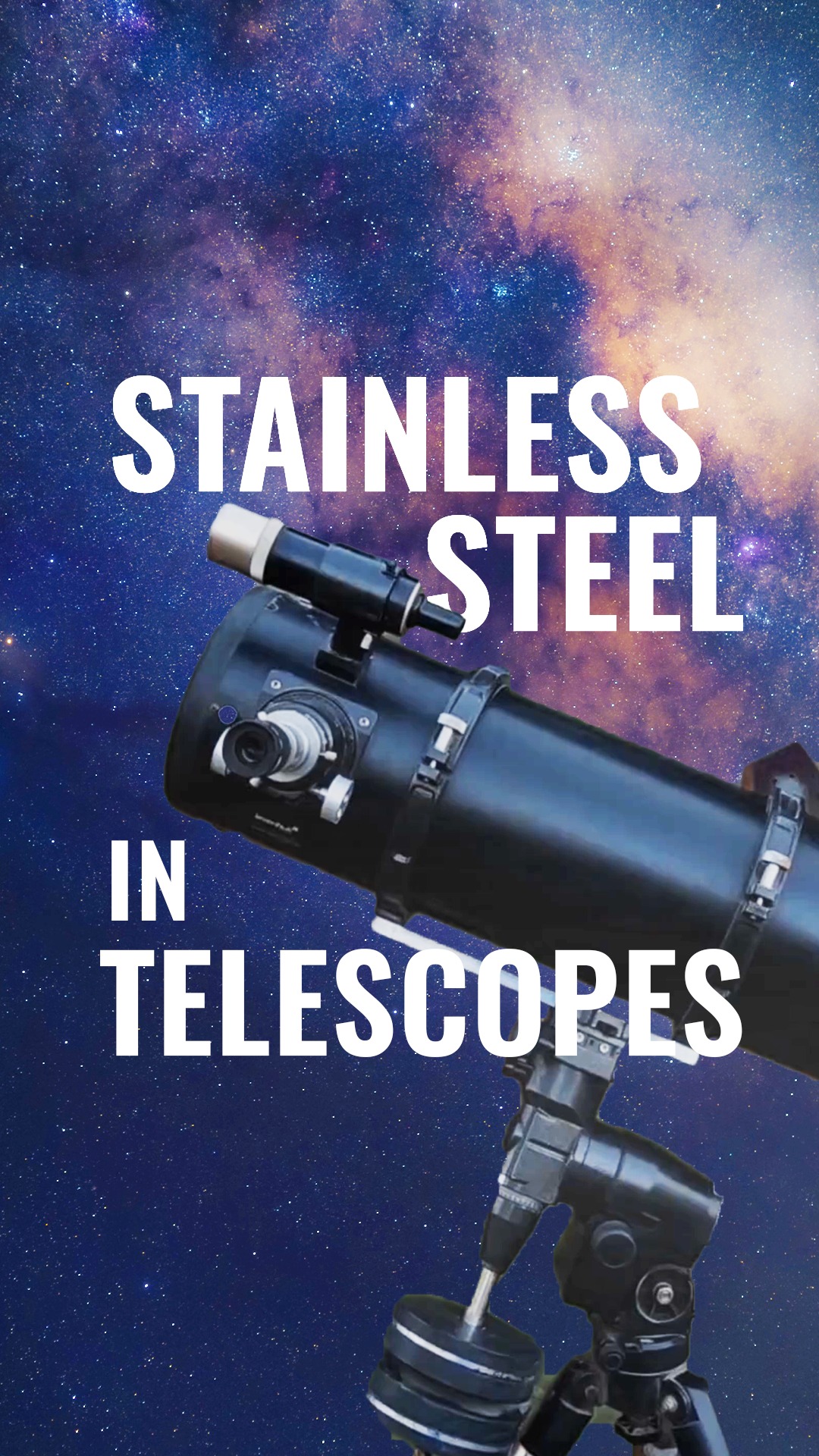Stainless Steel in Modern Telescopes
Stainless steel is vital in telescope construction, offering strength, precision, and long-term reliability.
Its natural resistance to corrosion makes it ideal for outdoor use, withstanding harsh weather without rust or wear. Its high strength ensures stability, even in extreme temperatures, supporting sensitive optical components.
Non-magnetic grades prevent interference with instruments, while easy machinability allows for precise, complex parts.
Low maintenance and long-lasting, stainless steel is the smart choice for modern telescopes.
#NowYouKnow #SteelKnowledge #StainlessSteel #Telescopes