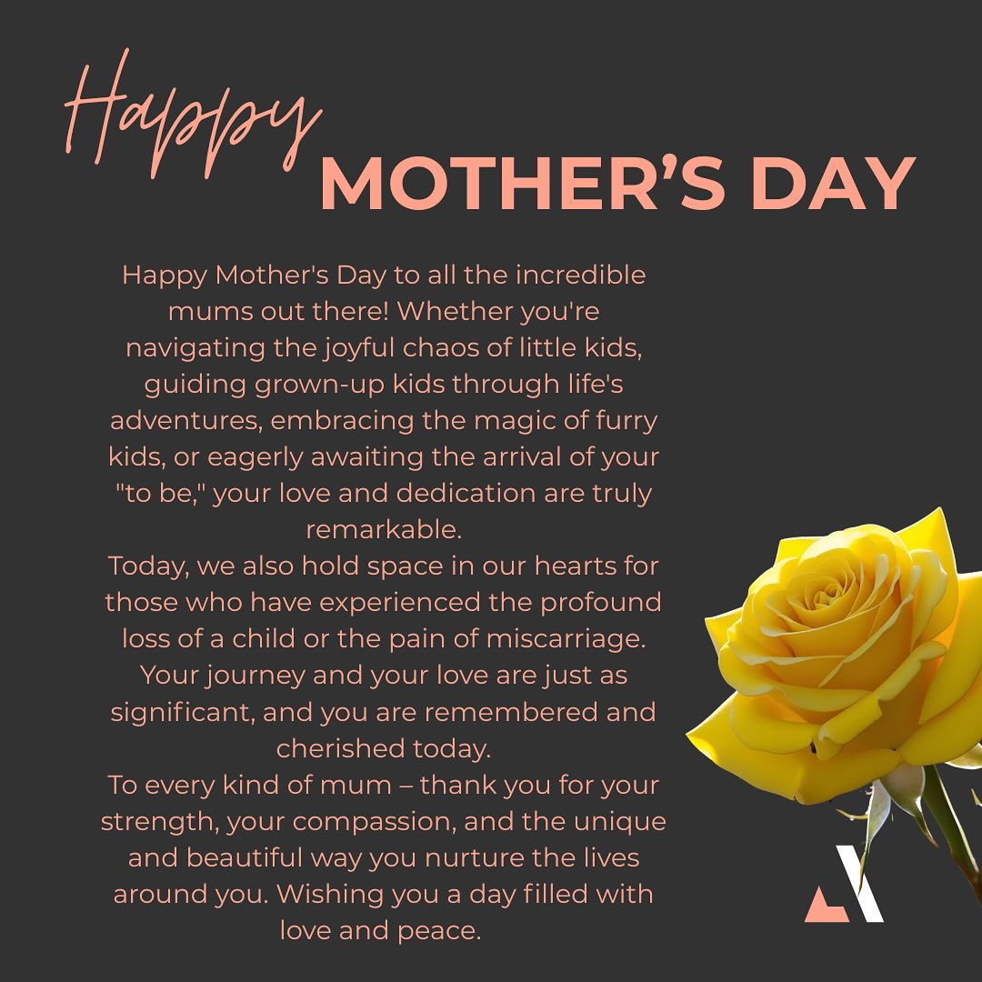 Happy Mother’s Day to all mums – from those with little kids and grown-up kids, to mums of furry kids and mums-to-be. We also remember and honor those who have experienced loss. Your love and strength are deeply appreciated. Wishing you a magical day 🫶 #motherhood #honoringourheroes #sashdigitalagency