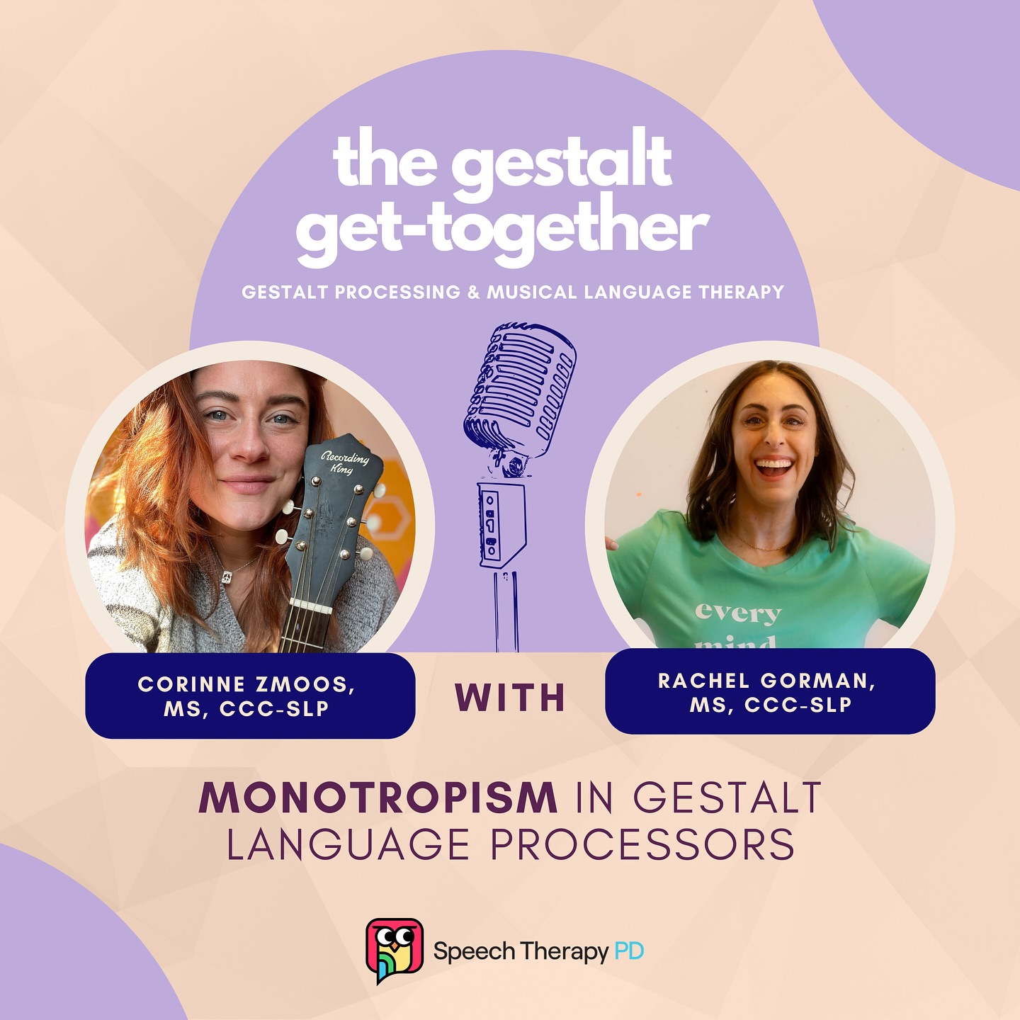 I’m truly honored to have been a guest on my favorite podcast, The Gestalt Get-Together, hosted by my mentor and friend, the talented musical SLP, Corinne Zmoos. Corinne has profoundly influenced my approach to working with gestalt language processors (GLPs).
In our conversation, we explore concepts such as monotropism, attention tunnels, and tendril theory, discussing effective strategies to connect with GLPs and support their language development without causing distress.
We cover:
👉 The definition of monotropism and its manifestation in gestalt language processing.
👉 The impact of attention tunnels on learning and language acquisition in GLPs.
👉 Techniques for “joining” a GLP’s attentional sphere to reduce frustration and create meaningful learning moments.
If you’re interested in learning more about your autistic child, family member, client, or friend, give it a listen. 🎧
If you’re interested in continuing education units (CEUs), you can listen to the episode and earn credit on speechtherapypd.com.
Available on all streaming platforms.
Learn anything new? Got questions? I would love to hear from you ⬇️