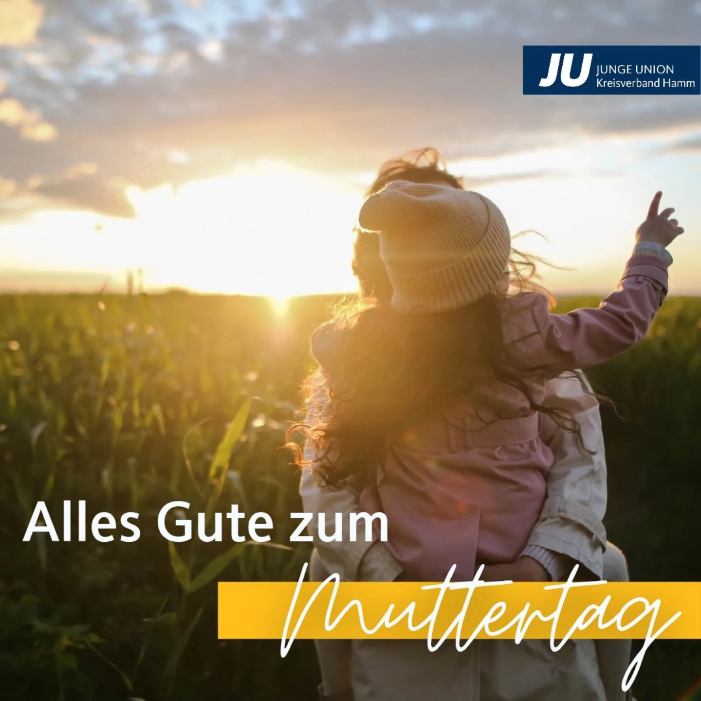 Liebe Mama, #Danke für alles! 💐
Wir wünschen den Heldinnen des Familienlebens alles Gute zum #Muttertag! Genießt den Tag mit euren Liebsten ☀️
#juhamm#jungeunion#ju#mothersday#familie#hamm