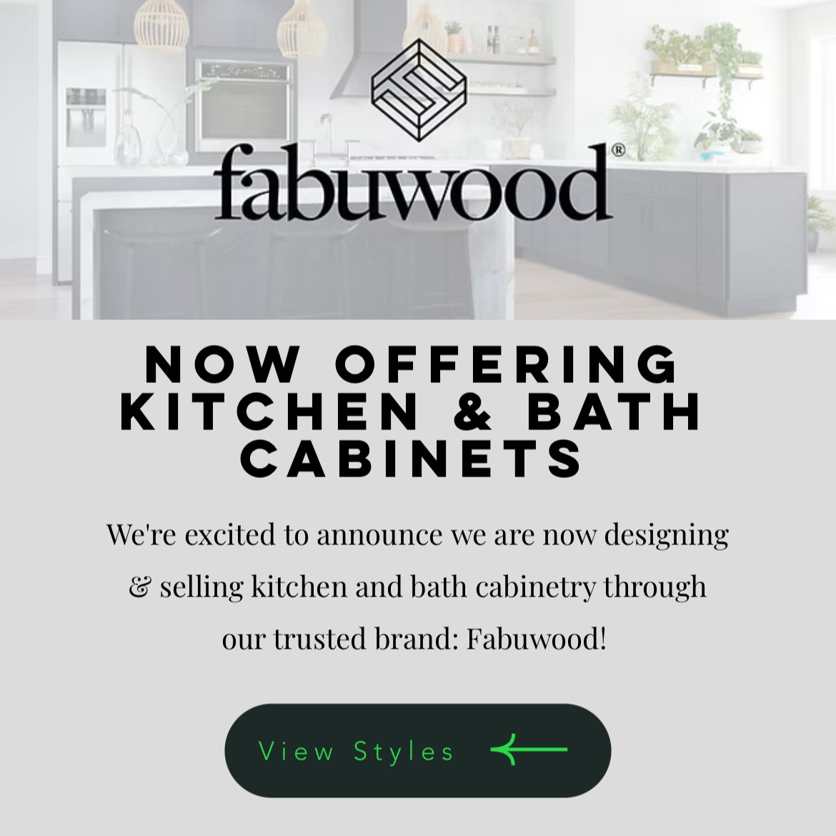 Good News!! 🎉
We offer a variety of cabinet styles and colors through our trusted brand: Fabuwood Cabinetry made in the USA. They are the largest, leading manufacturer in America providing high-quality, custom cabinetry using premium materials to meet the expectations of durability, functionality, and modern trends.
Enhance your kitchen or bathroom with new cabinets today by contacting or visiting us for a FREE estimate. Please provide approximate measurements of your space and we will handle the rest. We can't wait to help you design the heart of your home! 🏠
Click on our website link below to view styles/colors:
https://www.stonedepotofri.com/cabinets
📍940 Wellington Ave, Cranston, RI 02910
⏰Mon-Fri: 9-5pm / Sat: 9-3pm / Sun: Closed
📞401-780-9639
#cabinets #fabuwood #fabuwoodcabinets #fabuwoodcabinetry #cabinetry #kitchencabinets #bathroomcabinets #kitchen #bath #cabinetdesign #kitchendesign #bathroomdesign #remodel #stonefabricators #countertops #ri #ma #ct