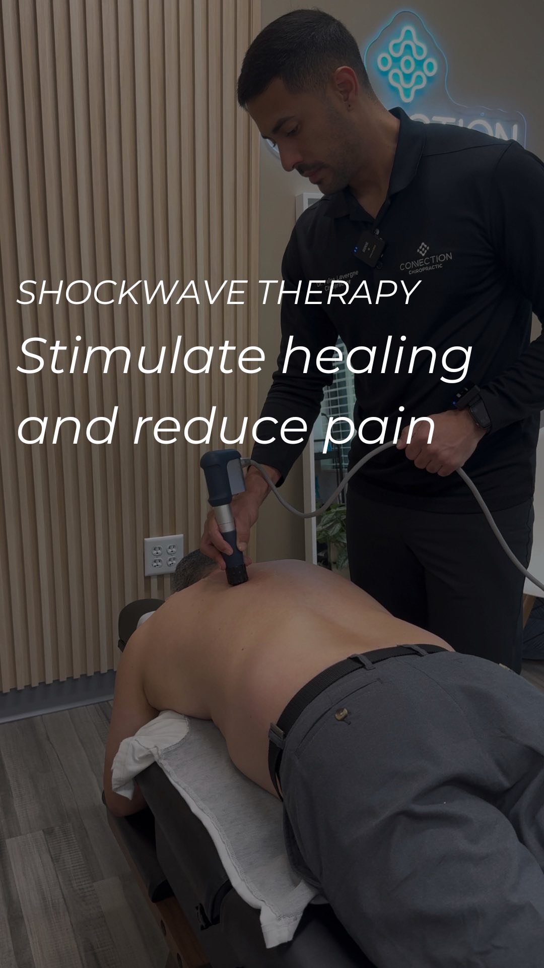 Have you been dealing with pain that just won’t go away? Shockwave therapy is a safe, non-invasive treatment that uses sound waves to help your body heal faster and reduce inflammation.
If you’re feeling tightness, stiffness, or pain in areas like your shoulders, knees, feet, or lower back, this therapy could be for you. Let’s get you back to moving without pain.
#ChiropracticTechnology #SpineCare #OrlandoChiropractor #shockwavetherapy #lakenonachiropractic #quiropracticoorlando #ConnectionChiropractic