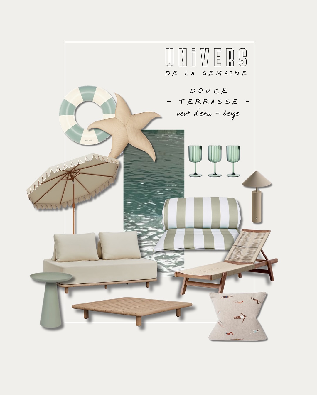 Univers de la semaine
.
Le mois dernier, j’ai eu le plaisir de concevoir la terrasse d’une cliente fidèle. Au-delà de l’aménagement des espaces, j’ai intégré des matériaux et des structures en béton pour les jardinières, tout en lui proposant une décoration en harmonie avec ses envies. Je vous partage une partie des sélections de teintes douces, de matières naturelles et de nuances vert d’eau, rappelant la couleur de sa piscine!
Un véritable havre de paix pour profiter des beaux jours…
Qu’en pensez-vous ?
.
.
.
#DesignIntérieur #Au50bis #architectureinterieur #Décoratricebordeaux #architecteinterieur #mobiliersurmesure #RénovationIntérieure #renovationmaison #renovationappartement #Inspirationextérieure #InteriorDesign #conseilsrenovation #conseildeco