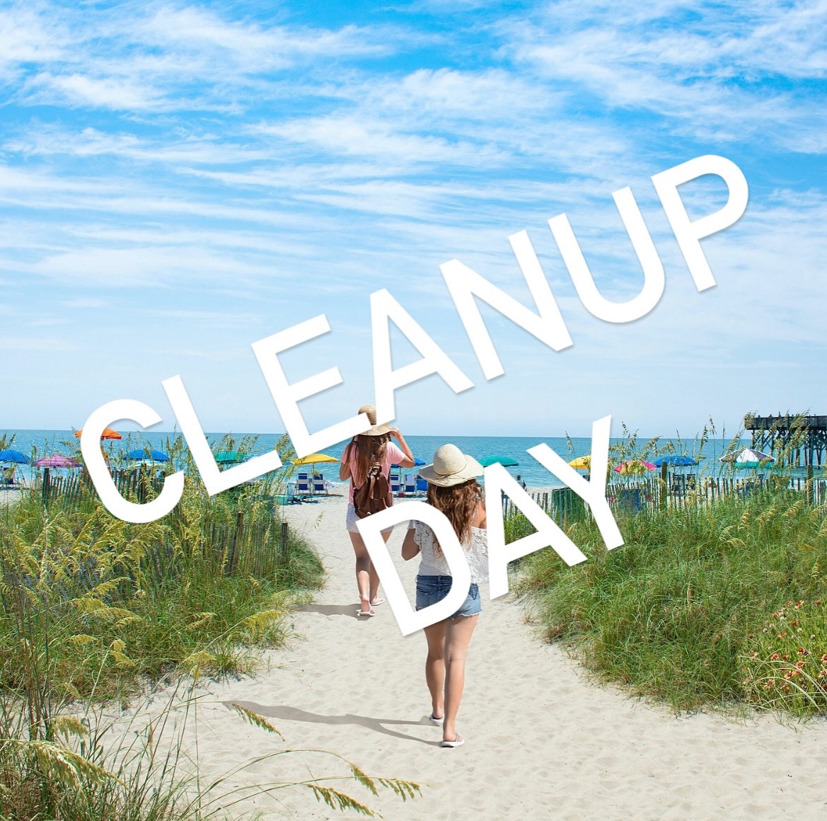 It’s Cleanup Day! Join us outside the Ripley’s Believe It Or Not! Grab a bag & a data sheet and sweep the beach.