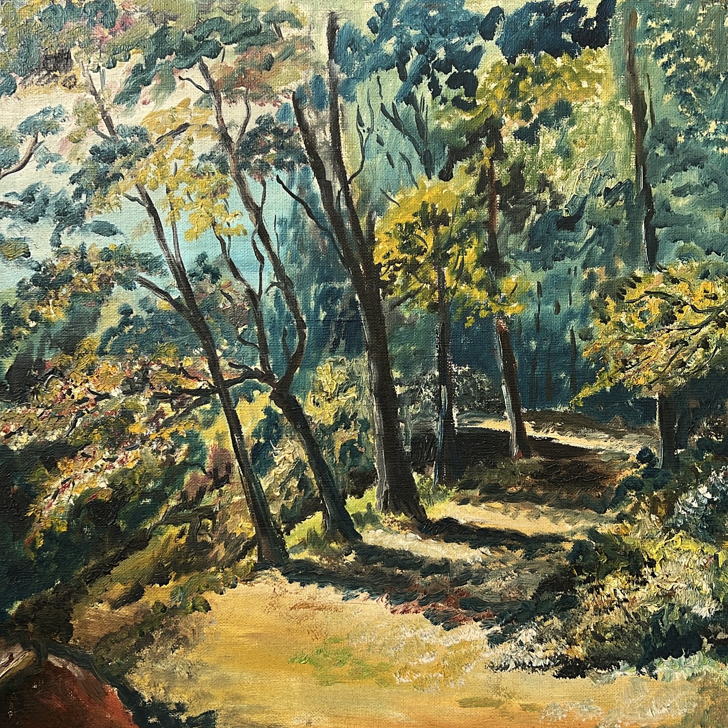 Détail
-
Chemin dans la forêt
Huile sur toile signée : M.Chauris
48,5 x 39 cm
Prix en MP
#GalerieFantome #foret #forest #painting #artwork #France #oilpainting #originalart #vintageoilpainting
#vintageart #landscapepainting #affordableart #vintageartforsale #vintagepainting #VintageArtwork #tableauancien #huilesurtoile #tableauavendre