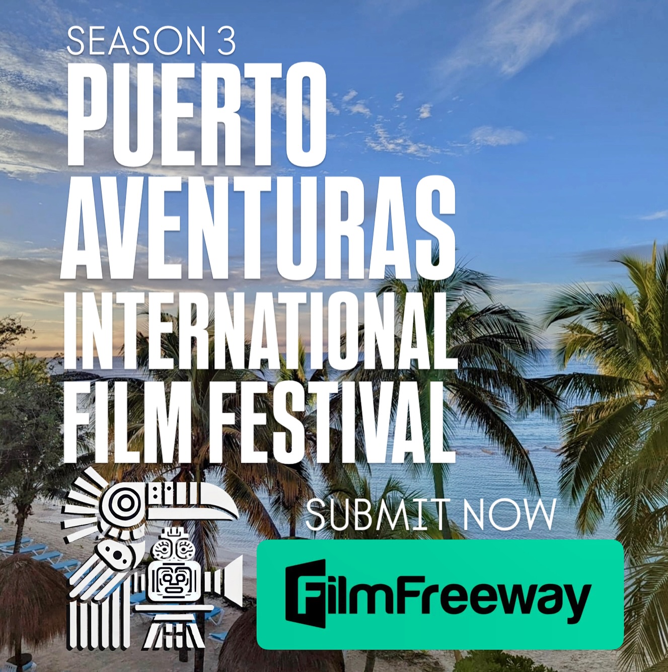 Submit your film project today and take advantage of our early bird discounts! #pafilmfestival #paiff #filmfestival #filmfreeway #puertoaventuras