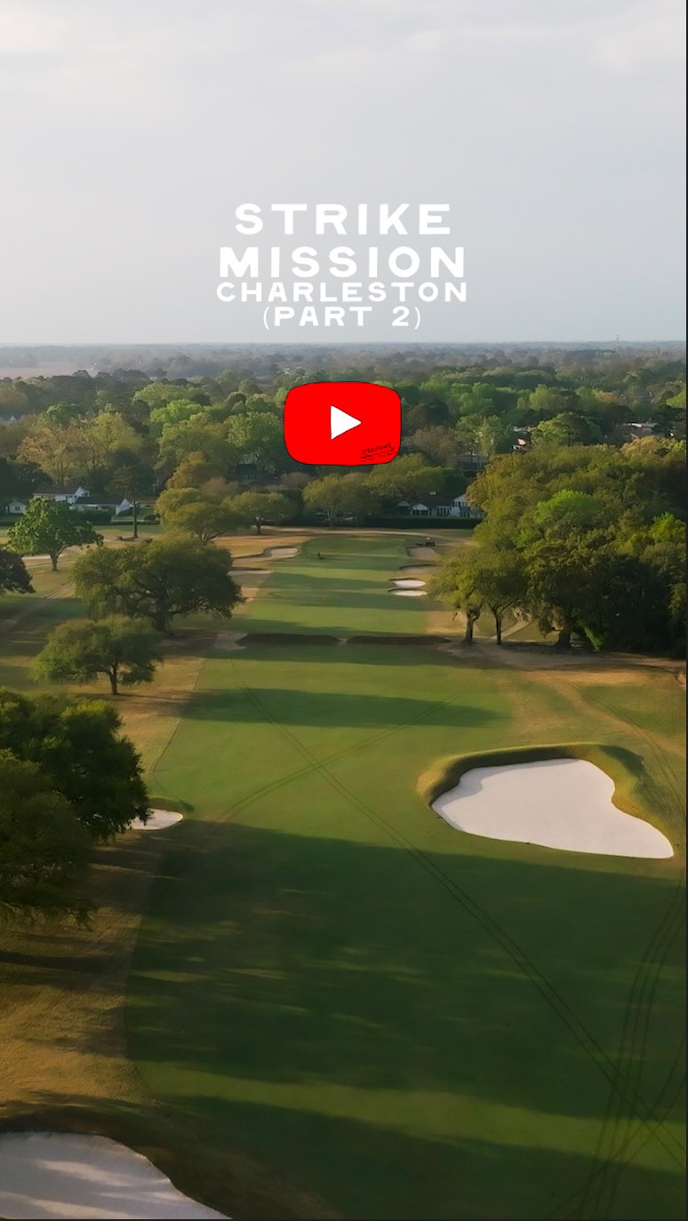 Strike Mission : Charleston : Part 2:
We got to see our friend @christian.cavaliere hit every shot on his way to winning The Azalea. This episode is all about Country Club of Charleston and why winning a golf tournament when you run a business full time is really cool. Sticks YouTube. Thursday at 6pm. Cya there
