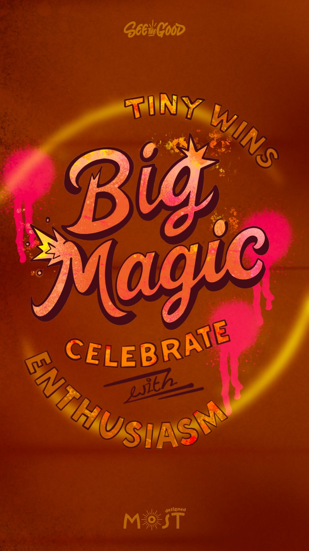 You didn’t land a big deal at work.
You didn’t solve world peace.
Not only did you not lose weight, you gained a few extra pounds.
But maybe… Just maybe...
You finally answered that uncomfortable email you were avoiding.
Maybe you watered your plants.
Maybe you didn’t snap at someone who definitely deserved it.
And that is huge.
Small wins aren’t small. They’re the glue that holds your self-belief together on the days you’re not sure you’ve got it in you.
🌟 Small wins create big magic. So celebrate.
💌 Share this with someone who needs a high-five today. Share the good.
#design #illustration #digitalillustration #creativedesign #adobe #procreate #digitalartist #groovyart #groovy #seethegood