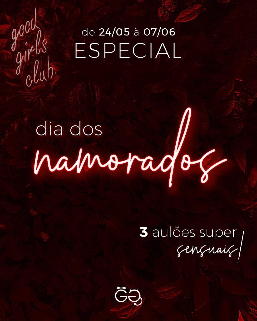 ❤️🔥 ESPECIAL DIA DOS NAMORADOS ❤️🔥 Explore sua sensualidade com 3 aulões imperdíveis 🫦
✨ SAGRADO PROFANO
📅 24/05 | ⏰ 1h30
Com @aflaviajb
✨ STRIP POLE
📅 31/05 | ⏰ 1h30
Com @aflaviajb
✨ EXOTIC POLE
📅 07/06 | ⏰ 1h30
Com @talia.sandrade
🎟️ Valor individual: R$ 40
💥 Pacote completo: R$ 100
💝 BÔNUS: Comprando o pacote completo, você ainda ganha 15% OFF em qualquer plano de aulas até 30/06!
🚨 VAGAS LIMITADAS — envie uma mensagem e garanta já a sua!