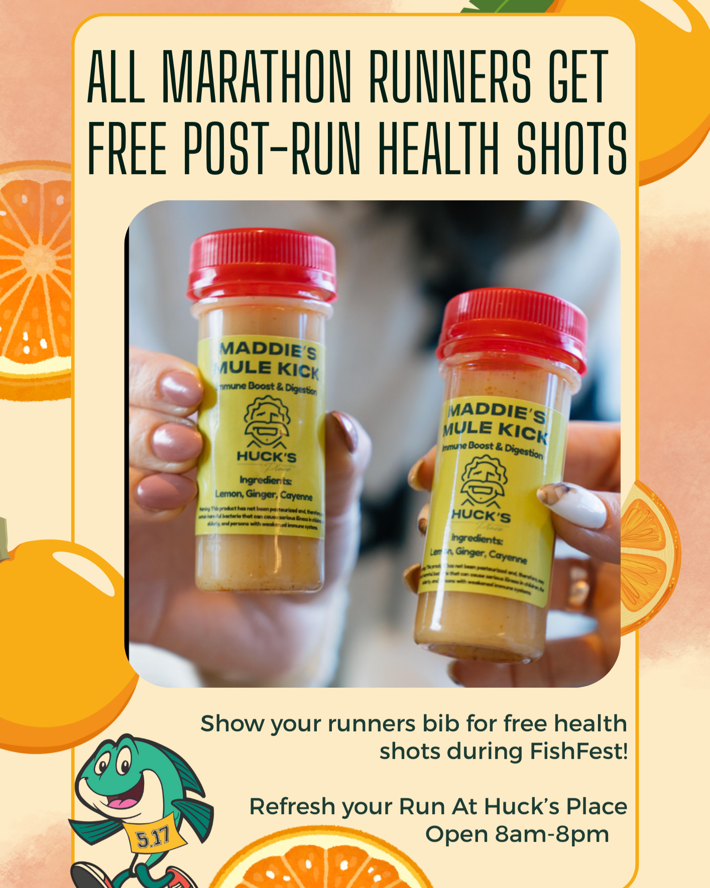 Join us Tomorrow for your Post-Marathon Needs! Free Health Shots for all Runners!
Refuel with Cold-Pressed Juice and Lunch From our Organic Scratch Kitchen!
See you at FishFest!
#whitefish #freshjuice #whitefishmarathon #localbusiness #organic