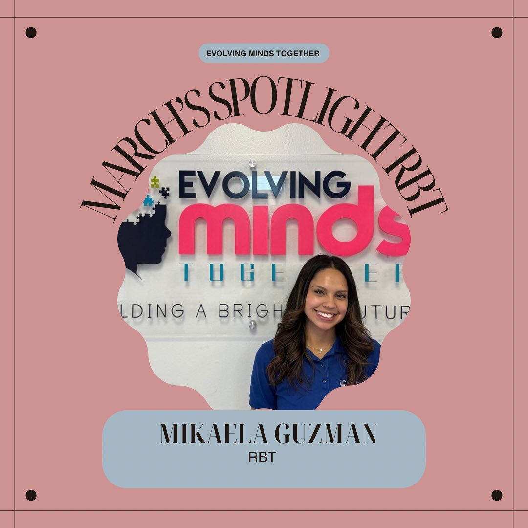 A little more about Mikaela: Hi, I’m Mikaela! I’ve been working with kids for the past eight years, and it’s something I’ve always been passionate about. I’m currently pursuing my bachelor’s degree in Psychology with a focus in ABA . I chose the field of ABA because I love helping children develop everyday life skills to become more independent. EMT and the staff has helped me learn so much! In my free time, I enjoy watching sports and working out!