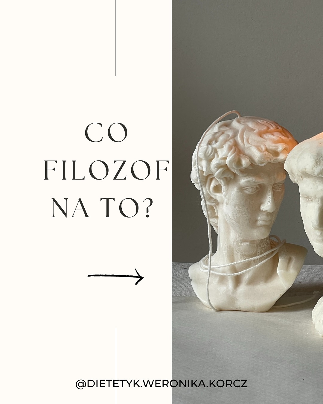 „Chcę schudnąć, ale nie mogę…” – co powiedzieliby na to wielcy filozofowie?
Zaprosiłam do rozmowy… Sokratesa, Arystotelesa, Epikteta, Kartezjusza i Camusa.
I wiesz co? Żaden z nich nie mówił o kaloriach.
Mówili o świadomości, procesie, przekonaniach i działaniu.
Bo czasem to nie ciało potrzebuje zmiany, ale głowa – nasze podejście, nasze myśli, nasze “dlaczego”.
📍 Jeśli temat „odchudzania” ciągnie Cię w stronę presji – przeczytaj ten post.
Być może zmieni coś więcej niż tylko sposób myślenia o jedzeniu.
💬 Daj znać, która z filozoficznych rad trafiła dziś najmocniej do Ciebie.
📌 Zapisz ten post – wróć do niego w chwili zwątpienia.
#psychodietetyka #filozofiajedzenia #zdrowagłowa #świadomeodchudzanie #relacjazjedzeniem #jembożyję #myślenieżywieniowe #odchudzaniepsychodietetyczne #dietabezpresji #psychodietetyk #intencjonalnejedzenie #dietetykweronikakorcz