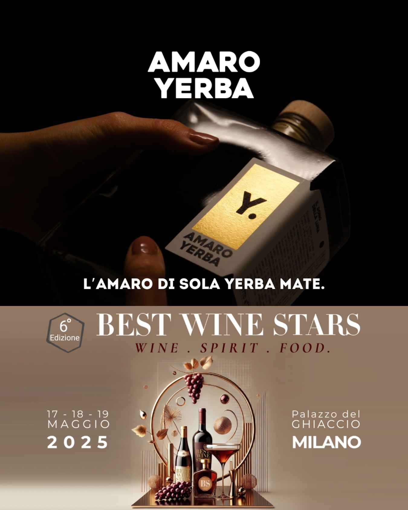 Vi aspettiamo dal 17 al 19 maggio alla fiera Best Wine Stars presso Palazzo del Ghiaccio a Milano.
#amaroyerba #amaro #amaroitaliano
#bestwinestars