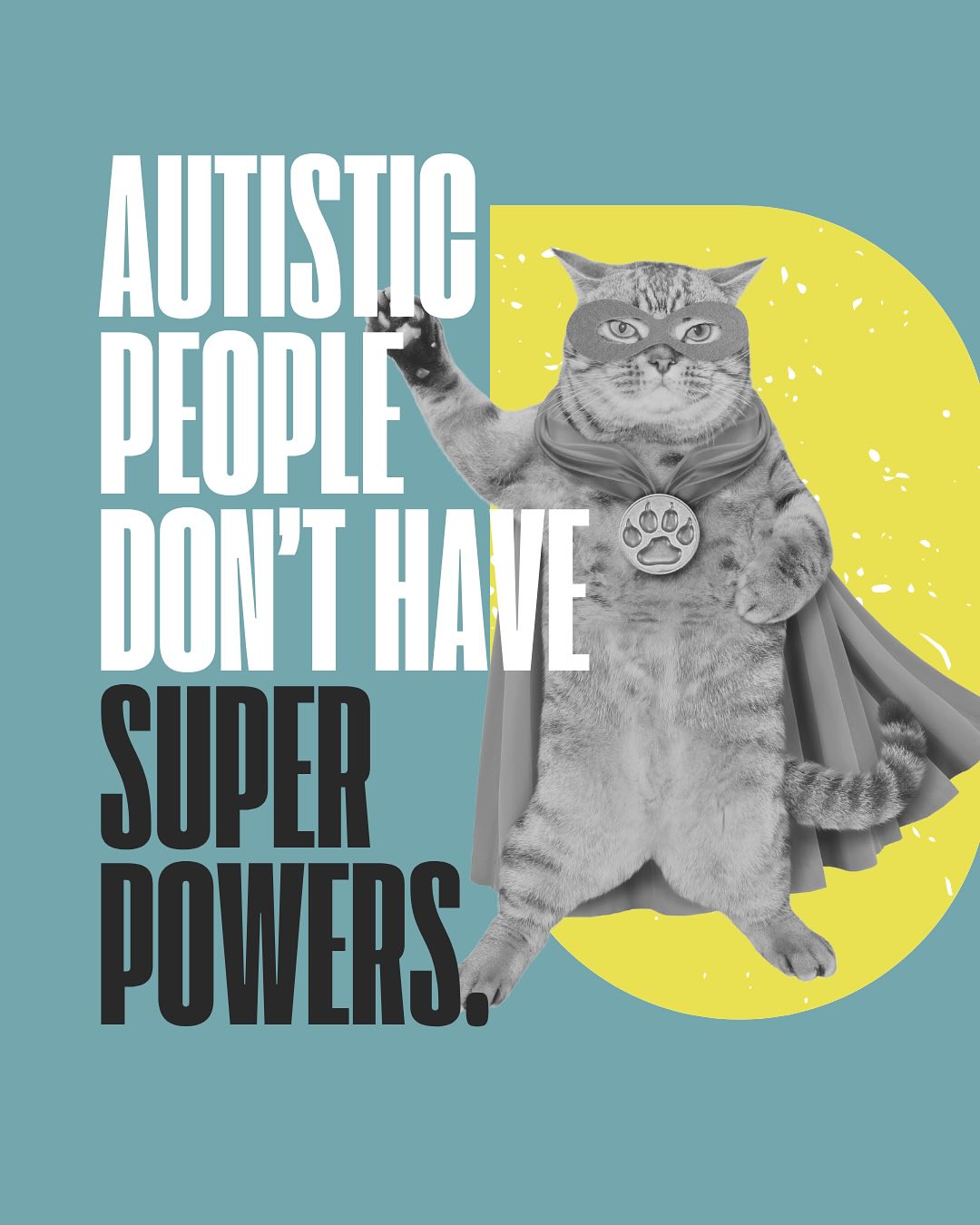 No, autistic people do NOT have superpowers ✋
And no, they don’t only face challenges either.
Autism, like every human experience, is a mix — of hard times, resilience, strengths, talents, struggles, growth… and everything in between ⚖️
Focusing only on abilities can invalidate real struggles.
Focusing only on difficulties unfairly diminishes someone’s worth ♾️
Let’s aim for a more balanced, respectful conversation about autism.
Let’s talk about real, lived experiences — not fantasy powers or pathologized traits ✨🧠❤️
.
.
.
#mentalhealth #autism #autisticadults #actuallyautistic #neurodivergent #neurodiversity #autistic #NDcommunity #autismacceptance #autisticvoices #autismadvocacy #autismandmentalhealth