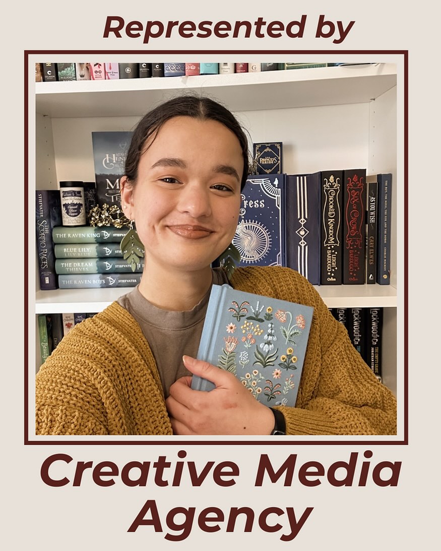 🎉 I’m an agented author!! 🎉
After…
9 years writing novels
7(or so) finished books
50+ query rejections…
I signed with Paige Wheeler at @cma_lit!! From our call, I could tell Paige understood my story and saw a vision for my career. I’m so honored to be working with such an incredible team!
If you’re not familiar, agents are the middlemen between authors and publishers. They help polish your work, submit it to editors, negotiate contracts, and SO much more. They’re a key part of traditional publishing.
Needless to say, I am very excited.
Thank you to everyone who has been on this journey with me. Your support makes these milestones all the better. 🫶
P. S. If you’re curious about how I got my agent or want to know how to get your own, my latest blog post has all the details + tips!