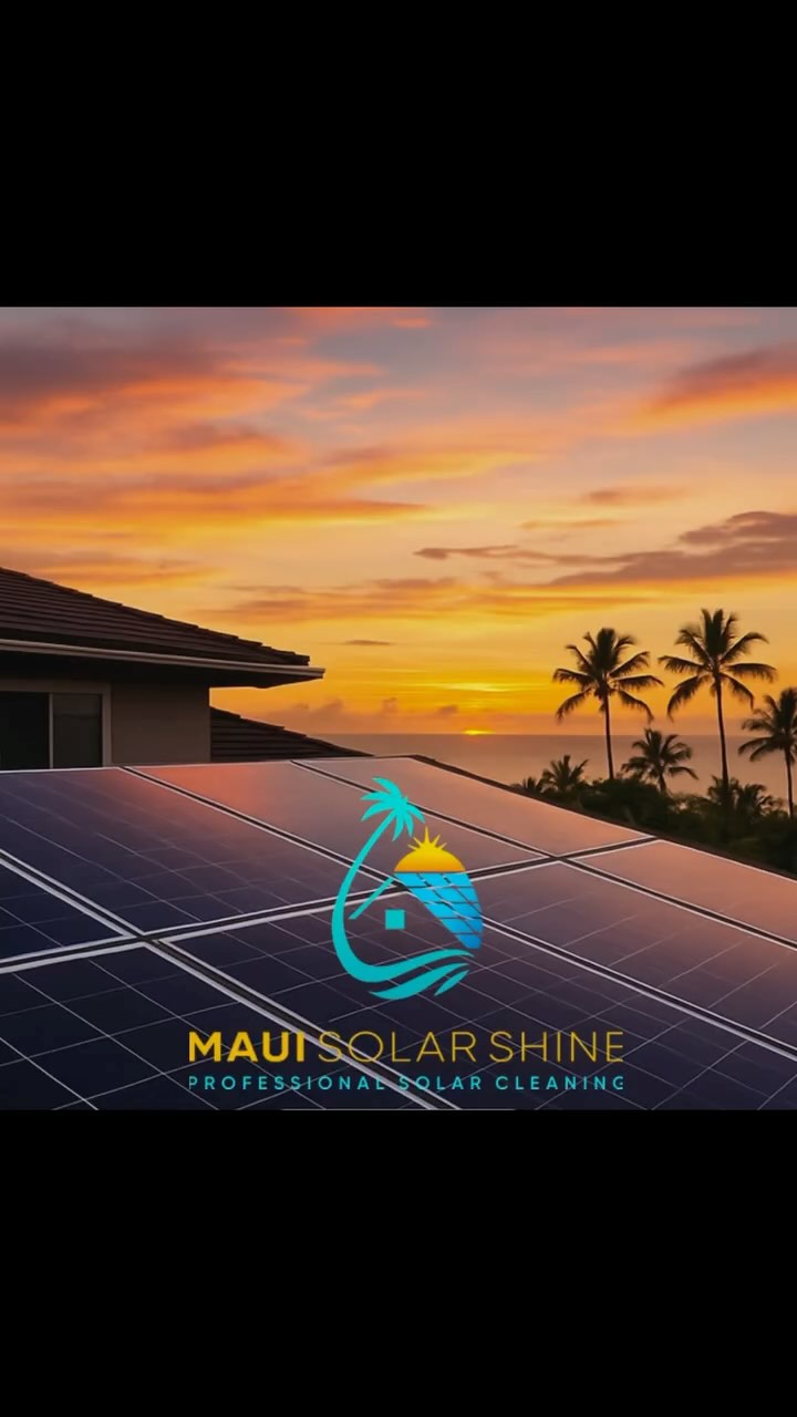 Brightening Maui one solar panel at a time! Let us know if you want us to clean your solar panels.