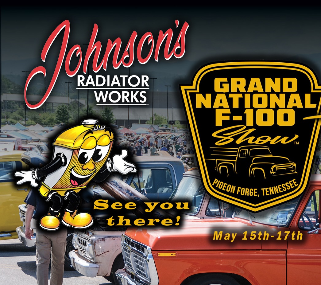 We are headed to the beautiful Pigeon Forge this weekend for the Grand National F100 show. We will have both of George Poteetβs F100 trucks on display inside and outside, along with a variety of ford truck radiators, come check us out!
@jscarpenter59
ββββββββ
#johnsonsradiatorworks #jrw #copperbrassradiator #madeintheusa #alabama #quality #craftsmanship #radiator #copper #brass #ford #fordtruck #truck #f100