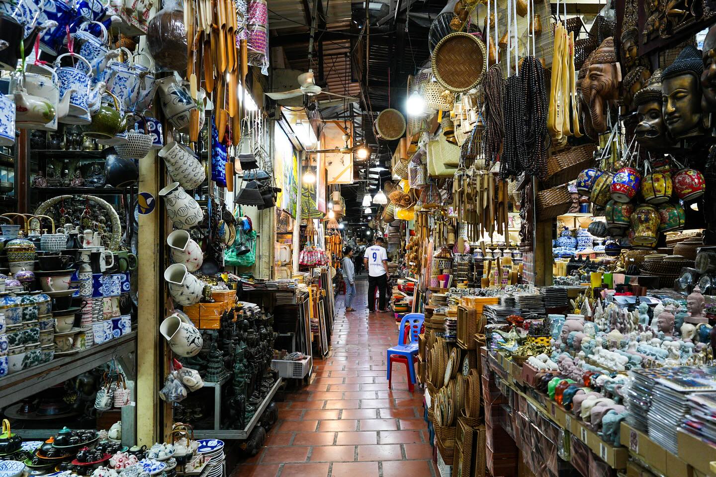 Phsar Toul Tom Poung, is a vibrant and bustling market located in Phnom Penh, Cambodia. Renound for its diverse range of goods - visitors can explore narrow alleys filled with stalls selling: souvenirs, clothing items, jewellery and local foodstuffs (noodle soups, spring rolls and amok)
.
.
.
.
#toultompoungmarket #russianmarketphnompenh #russianmarket #phnompenhcity #phnompenhlife #phnompenh #phnompenhcambodia #marketcambodia #marketphnompenh #khmernoodles #amok #souvenircambodia #localmarket