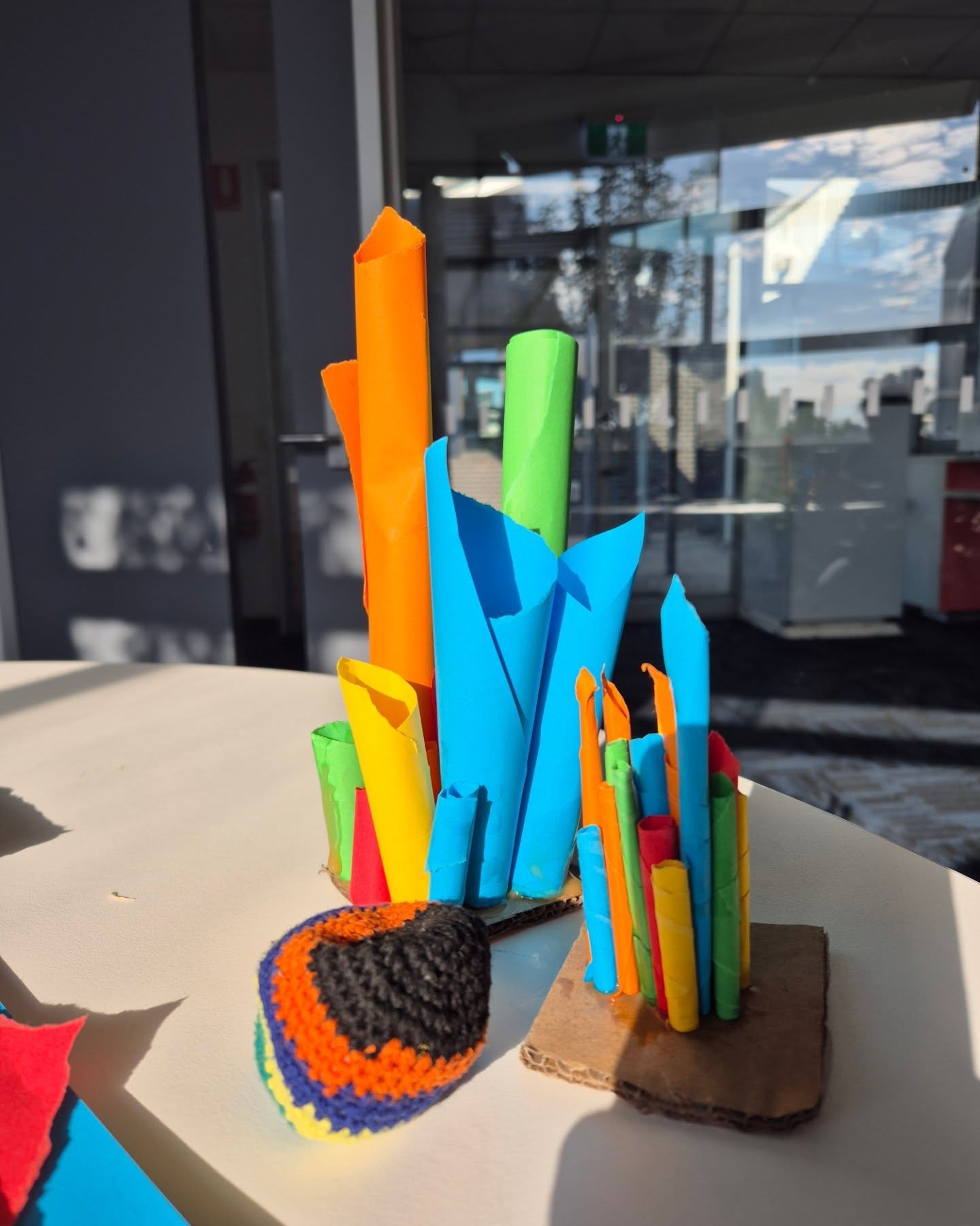 🎨🧠 Paper Tower Challenge! 🧠🎨
Today’s arts & crafts activity might look simple — tearing paper, rolling it up, squeezing glue — but behind the fun is a powerhouse of skill-building! 💪
👋 This playful task targets:
✔️ Fine motor skills – strengthening those little hand muscles needed for writing, dressing, and eating.
✔️ Hand-eye coordination – watching and guiding hands to build that mighty paper tower!
✔️ Executive functioning – from starting the task to sticking with it to the very last roll (hello, impulse control & decision making!).
✔️ Cognitive skills – concentration, attention, and memory are working behind the scenes to follow steps and solve problems when the tower wobbles! 😅
🎯 What looks like “just craft” is actually therapy in disguise — a fun, engaging way to support your child’s independence and learning.
💡Simple, budget-friendly, and OT-approved!
#OccupationalTherapy #PaediatricOT #ChildDevelopment #FineMotorSkills #ExecutiveFunction #SensoryPlay #PlayToLearn #TherapyThroughPlay #TherapeuticPlay #OTFun #PaperTowerChallenge #EarlyIntervention #OTAustralia