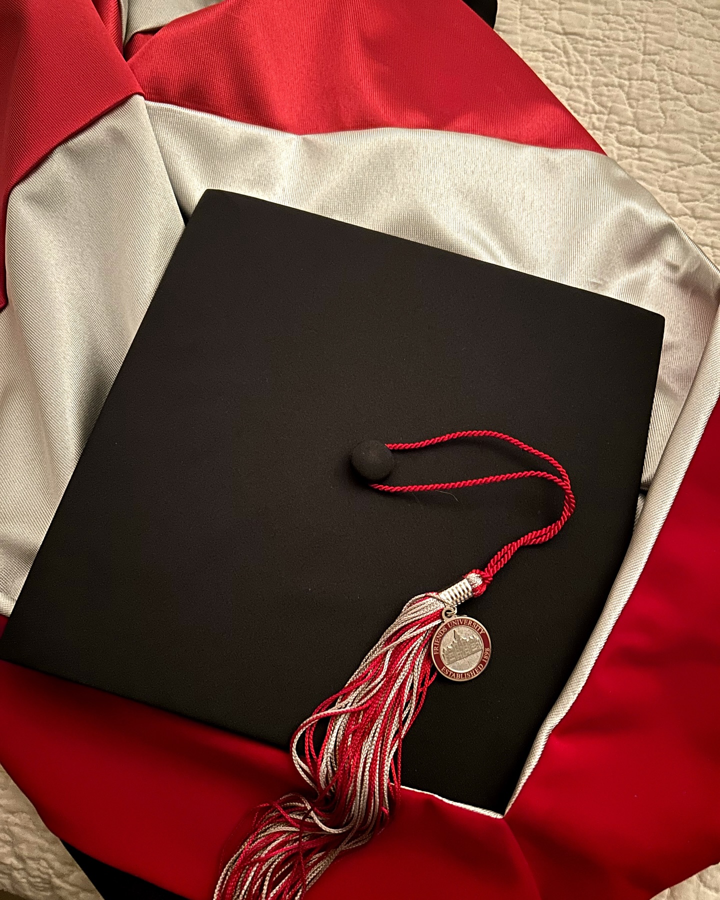 Never did I think I would spend my birthday getting my master’s hood, but the first picture is brought to you directly by the second. That’s my mama’s kitchen table with her Bible open on it. The same picture I could’ve taken every single morning of my life because it’s how she’s spent every single morning of my life.
My mama taught me to love learning and reading and above all else, Jesus. I was trained in spiritual formation long before I was formally trained in spiritual formation. This degree is not just the fruit of my labors but hers as well. Eugene Peterson calls this a long obedience in the same direction, and I’m so grateful my mama pointed me in this one.
Happy Mother’s Day, Mama!
