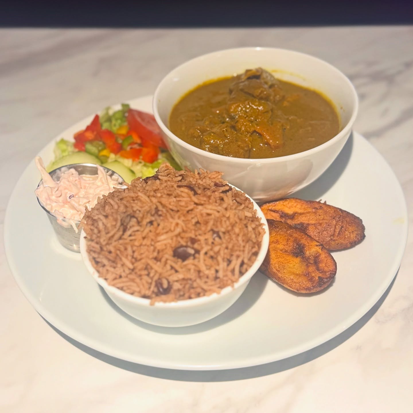 Embracing the Thursday vibe with one of our curry dishes, bringing us one step closer to the weekend๐ฅณ๐ด
.
.
.
Follow us on TikTok!! paradise_romford
.
.
.
#Caribbeancuisine #jamaicanfood #chef #caterer #restaurant #romford #paradise #family #business #lounge #bar #jamaican #love #food #lounge #bar #essex #london #cocktails #events #catering #services #sweets #dinner #explore #explorepage #viral #festivals