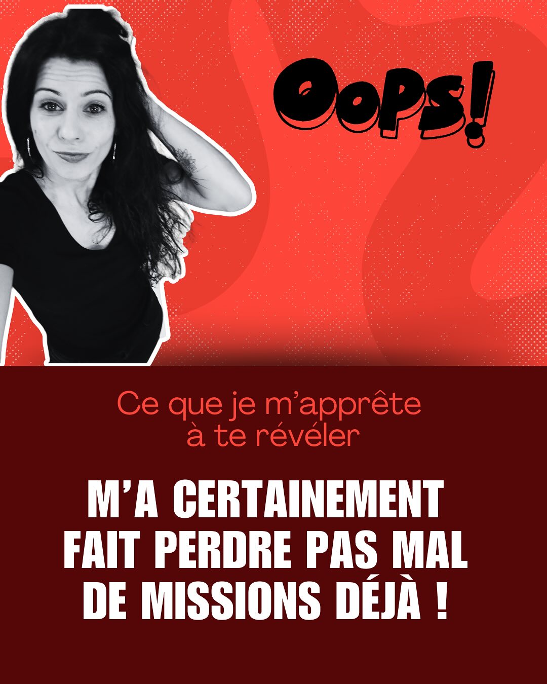 15 ans de freelance et une révélation toute récente…
Hello tout le monde,
Pendant des années, j’ai cru qu’il valait mieux me taire.
Peur de paraître trop « vendeuse »
Peur d’être intrusive
Résultat ? J’ai probablement laissé filer pas mal de missions sans même le savoir… 😅
Et puis un jour, j’ai osé dire à une cliente : « Si jamais tu as besoin, je peux en reprendre un. »
Elle pensait déjà me surcharger.
Je pensais qu’elle n’avait plus rien à sous-traiter.
Manque de communication 1 – Opportunités 0 😆
Et toi, tu as peur aussi d’être trop commercial·e ou tu oses déjà ?