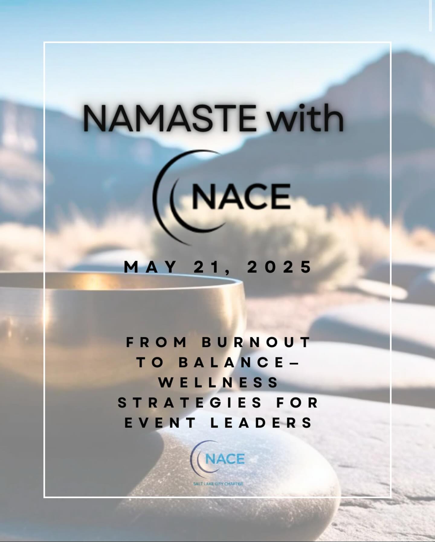 🧘♀️Join us for Namaste with NACE!🧘♀️
Fusion Wellness Collective will be doing a SoundBath with a Guided Meditation and a segment on Mindfulness🙏🏻
A BIG THANK YOU TO @naceslc @therooftop_spyhop 🫶🏻✨
DETAILS ⬇️
Take a deep breath and slow down with us on Wednesday, May 21st from 5:30-6:30 PM at Spy Hop in Salt Lake City!
We’re hosting a relaxing sound bath session followed by light refreshments and time to connect with fellow event and hospitality pros.
When: May 21, 2025 | 5:30 PM - 6:30 PM
Where: Spy Hop - 208 W Harvey Milk BIvd, SLC
Space is limited, so grab your spot today!
https://nace.glueup.com/event/namaste-with-
nace-141167/
This is your midweek reset✨ Hope to see you there!
#FusionWellnesscollective #BreakFree #RiseAbove #ElevateFromWithin
#SLCNACE #NamasteWithNACE #UtahEvents
#HospitalityCommunity