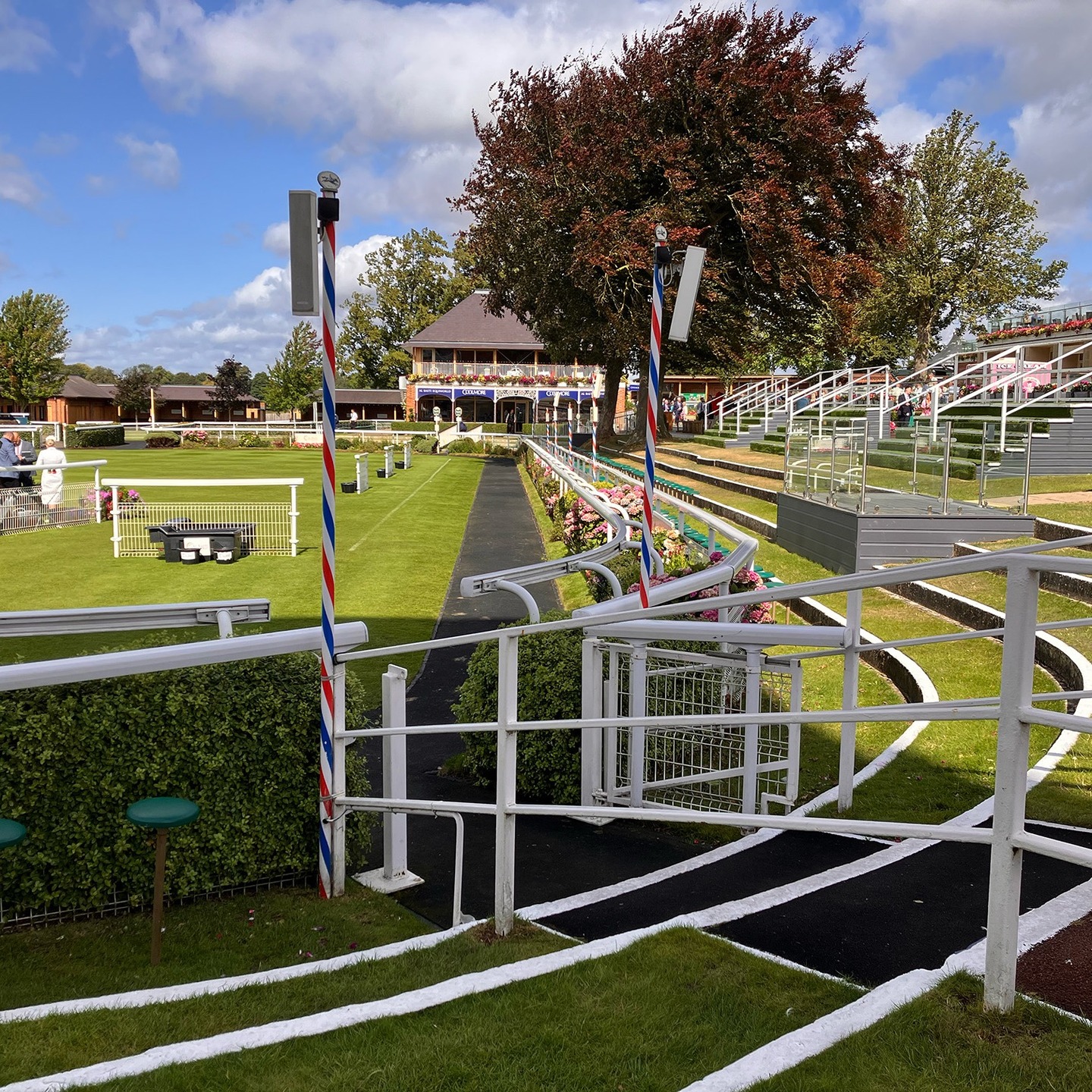 The #Parade #Ring @Yorkraces . #Horse #racing resumes today after its winter breal