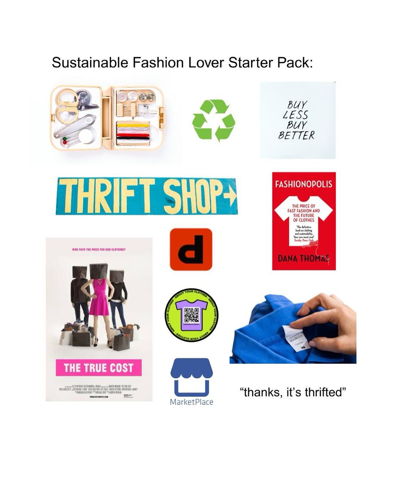 What else would you add? 🤔
#sustainablefashion #sustainability #fashion #sustainable #clothes