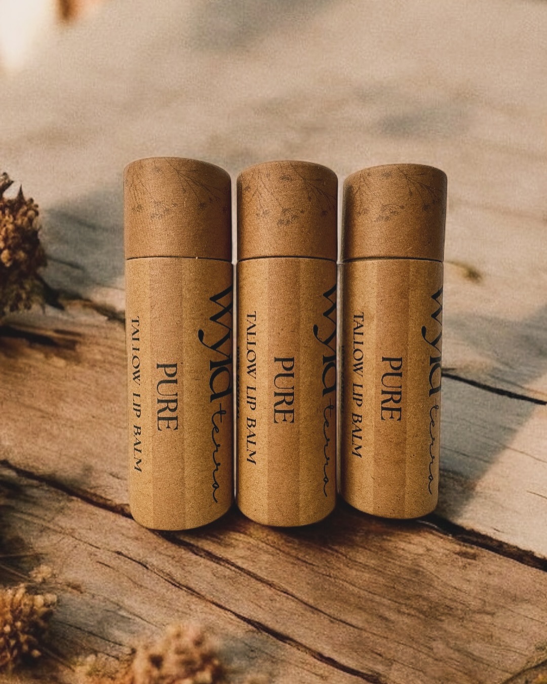 ✨ Something new just landed at Wyld Terra… and your lips are gonna love it.
Our new Tallow Lip Balms are here in three nourishing blends—
💧 Pure (unscented + ultra gentle)
🍊 Citrus Bloom (sweet orange + vanilla)
🌿 Botanical Bliss (lavender + chamomile)
Each one is made with just a handful of real, recognizable ingredients like grass-fed tallow and beeswax—because what you put on your body matters just as much as what you put in it. That’s the heart behind Live Wyld & Natural.
No fillers. No junk. Just deeply moisturizing goodness that your lips can actually use.
🫶 Got a favorite already? Or want all three?
Comment below with your pick and we’ll send a special discount code straight to your DMs!
#WyldTerra #TallowLipBalm #LiveWyldAndNatural #HolisticSkincare #NontoxicLiving #NaturalLipCare #SkincareFromTheInsideOut
#LipBalm