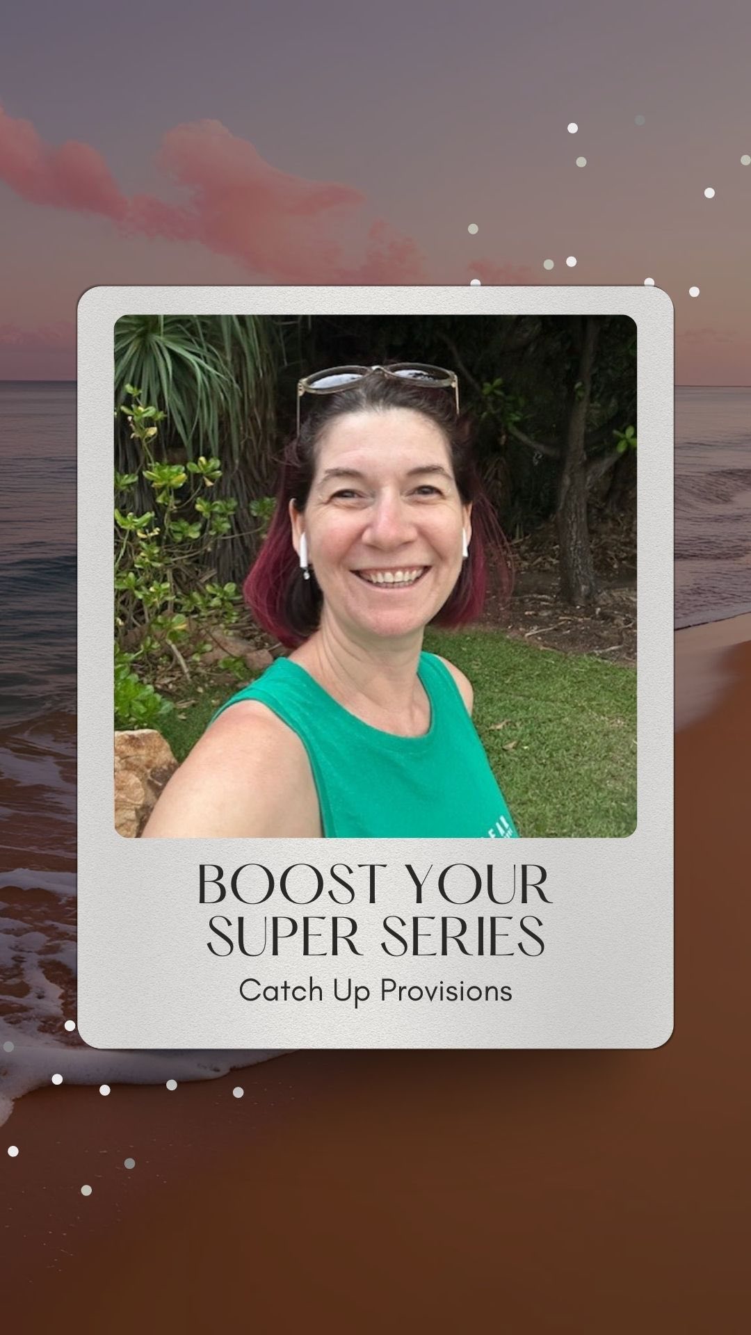 Did you stay home to raise your kids and need some tips on how to boost your super so you can have a comfortable retirement?
Did you know there is a little know rule that lets you boost your super by thousands of $$$ and get a nice little tax reduction in the process?
Want to know more? DM or book in for a Money Coaching Strategy today at leisaq.com
#leisaq #selfdiscovery #financialindependence #podcastforwomen #mentalhealth #gratitude #boostmysuoer #moneystrategies #paylesstax #moneycoach #financialfreedom #stayathomemum #moneycoachforwomen