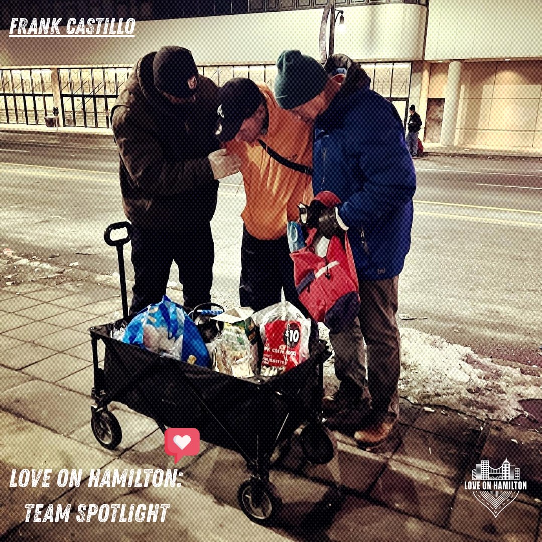🔥 Love on Hamilton: Team Spotlight 🔥
At Love on Hamilton, it’s never about one person—it’s about the team. The body of Christ working together is how we’ve been able to impact so many lives. That’s why we want to start sharing a few stories of the people behind the scenes—the faithful warriors who make it all happen. Not to take credit, but to honour and appreciate those who serve with such passion and purpose. 🙌
Today, we want to shine a light on Frank Castillo.
Frank has been with us since the very beginning, and there’s honestly so much we could say about Frank. But if I had to describe Frank simply, it would be: extremely generous and bold.
With a powerful testimony of his own, Frank’s life is a walking miracle. We’ve witnessed the Lord use him in such incredible ways—bodies healed, demons cast out, and lives radically transformed. I personally (Daniel) have learned so much from Frank! Week after week, Frank is out on the streets sharing Jesus with boldness and love. Rain or shine, he always shows up even after working super long hours running a business (garagedoorman.ca)
One thing that always stands out to me about Frank is his passion for equipping new believers, young people, and anyone who’s never shared their faith before. His heart to see others step into their God-given calling and walk in freedom is truly contagious.
We love you, Frank. We’re so grateful for your leadership, humility, and unwavering consistency. Thank you for being such a vital part of this mission to Love on Hamilton! ( And also the World :) - Keep being Awesome! ) ❤️🔥
---
#LoveOnHamilton #TeamSpotlight #GospelInAction #KingdomFamily #Evangelism #LoveonTheWorld #e3Canada #IAmSecond