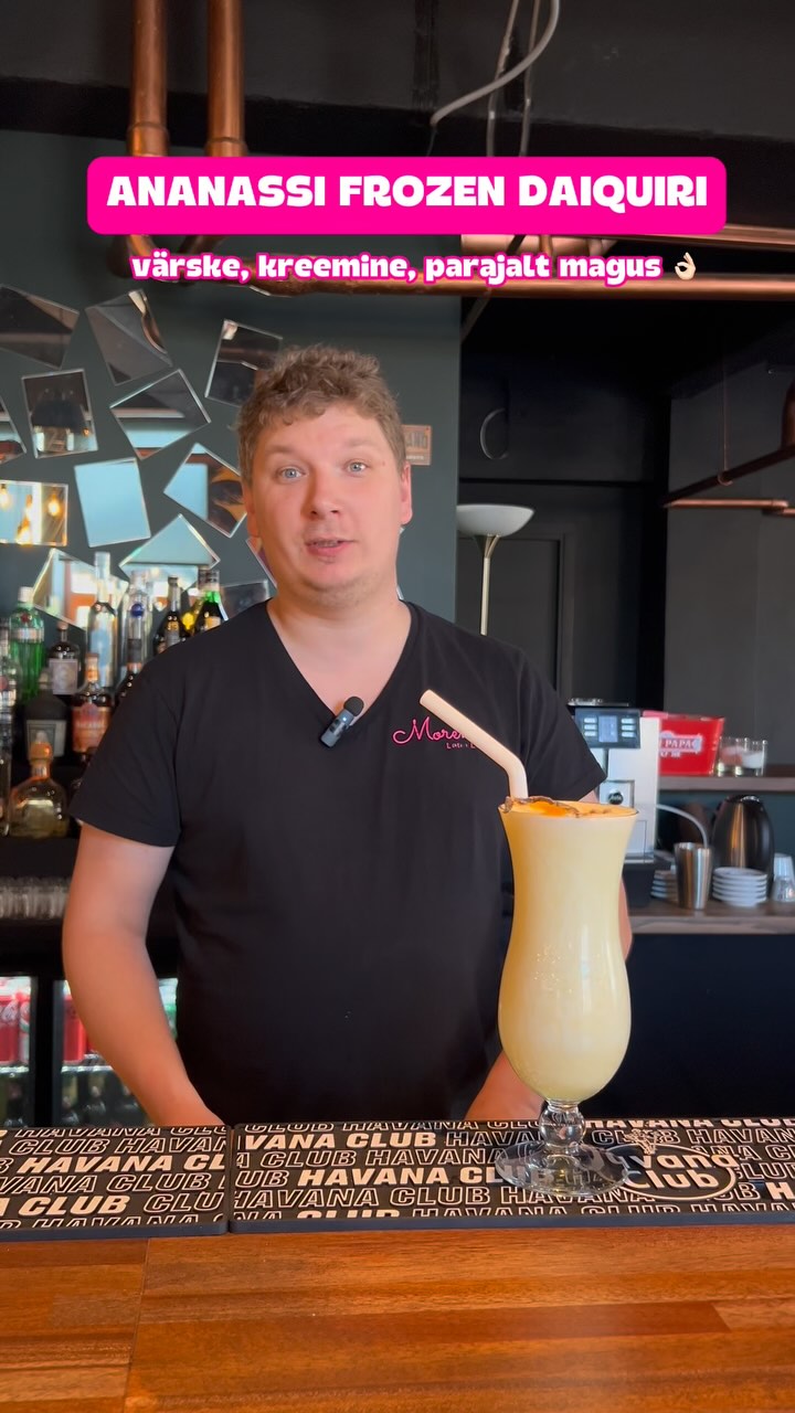 Tule veeda üks mõnus nädalavahetuse õhtu Morenas ja naudi imemaitsvaid värskeid kokteile! 🧡🍹 #latinoamerica #wowtallinn #tallinn #foodie #teretallinn #cocktails #daiquiri #friday