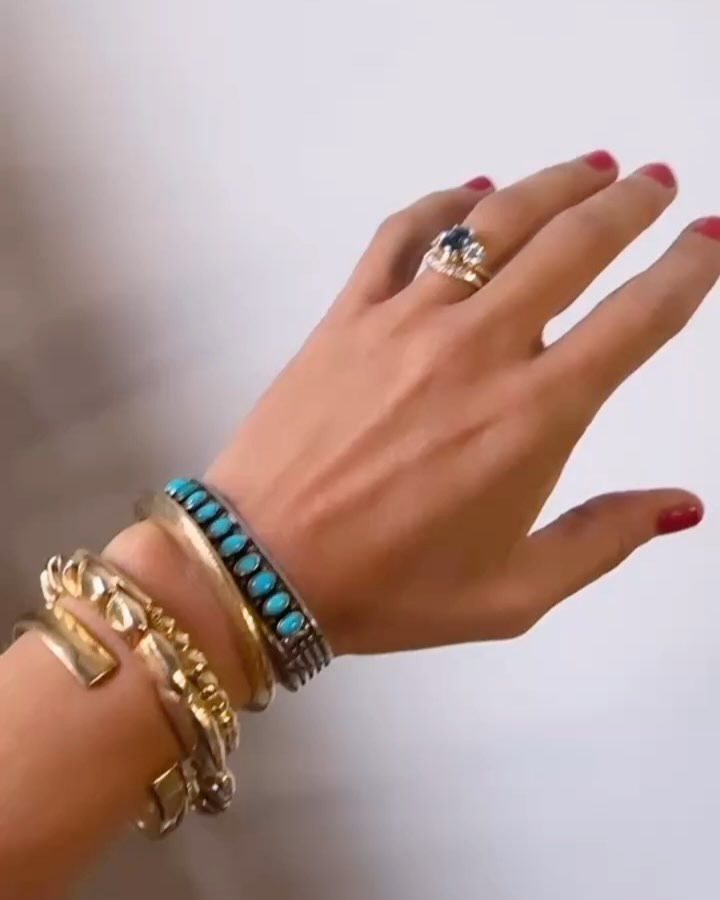 Alot of the rings that I get to make find me through people that I’ve gotten to work with in the past. ✨ When someone is at this awesome point in their life where they are wanting to propose or even make an engagement ring with their partner - my name luckily comes up as someone that they worked with or had a friend that worked with. ✨ It’s awesome. This story was the same - these two gems found me through another couple where I had made their rings. As we all continue along our lives, working or doing our craft the world feels like it gets smaller. This small world feeling makes me feel like I’m on the right path and when I met this couple who walked 2 blocks from their house to my studio I could tell how great it would be to get to collaborate with them. They are both cool people in their own right with cool things they do with their lives, but to see them together is just beautiful.
This set of rings that marks their love and adventure started with a beaut of a sapphire, a blue like the waters of Greece. 💙 Set next to two stunner diamonds, in two arms that forever hug this beautiful blue center stone- solid and delicate at the same time. After the engagement ring came togerher, we created a wedding band that curves perfectly along the bottom. Ready to ride along comfortably through all the this thing called life. So glad my path crossed paths with these two as they do it all together, the life, the adventure, all the good things and the bad. In the words of Prince:) “Dearly Beloved, we are gathered here today. To get through this thing called “life.” ❤️✨❤️
Together. 🌀#customengagementring#madeinbrooklyn#nyc#love#goldsmith#katherinelincoln#engagementring