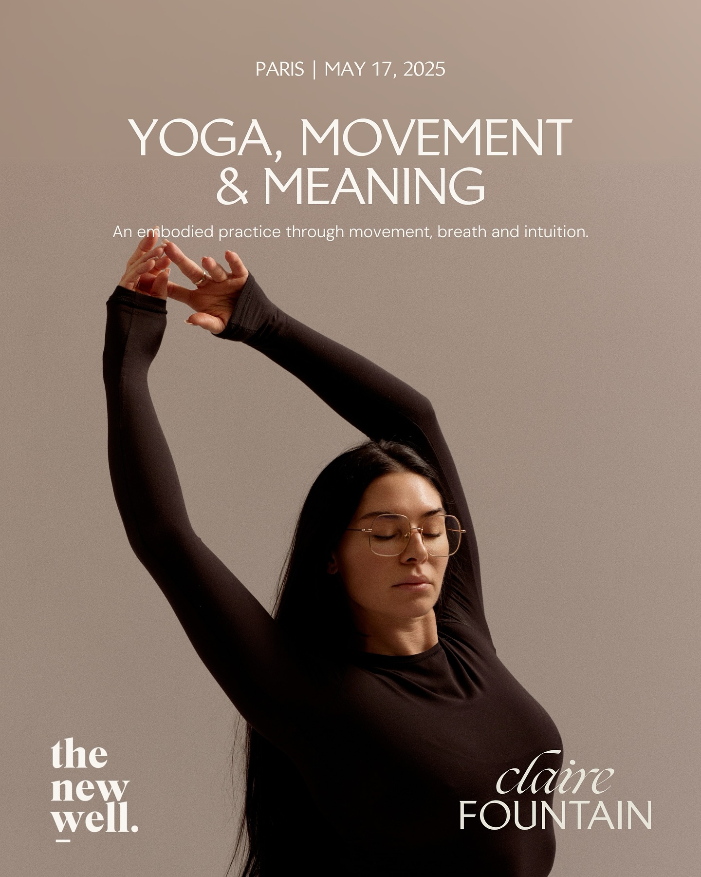 Paris📍 Come practice with me & @thenewwell_magazine this Saturday 17/05. Teaching a yoga class deeply inspired by embodiment & intuitive movement modalities & informed by somatic therapy. Tune into the body, the breath, & the process. ❤️🔥 Can't wait to see all the brands & events this year 🇫🇷 #thenewwell