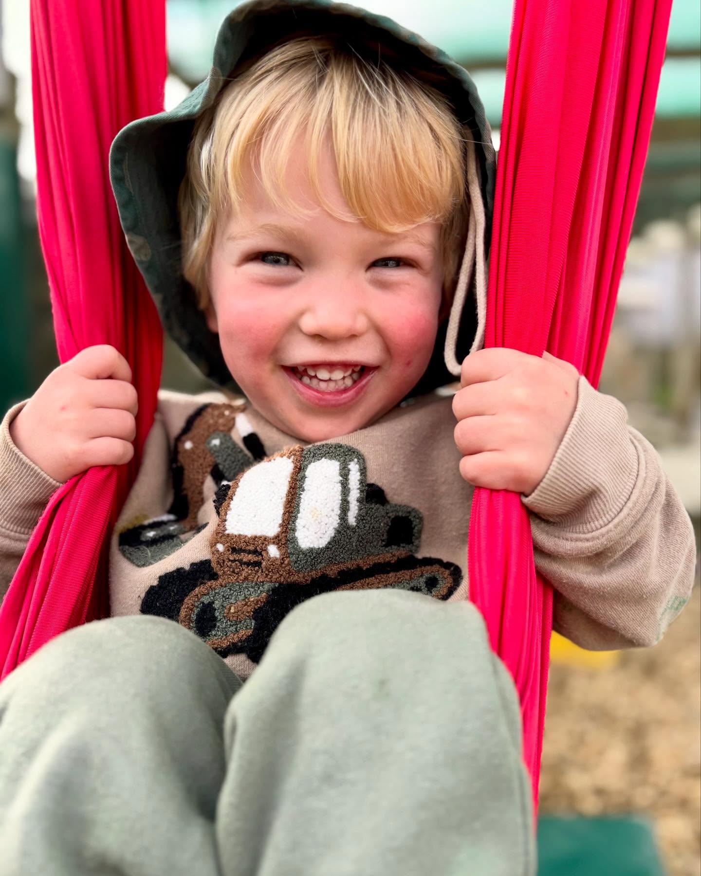 Some of our awesome little circus artists learning some new tricks today.