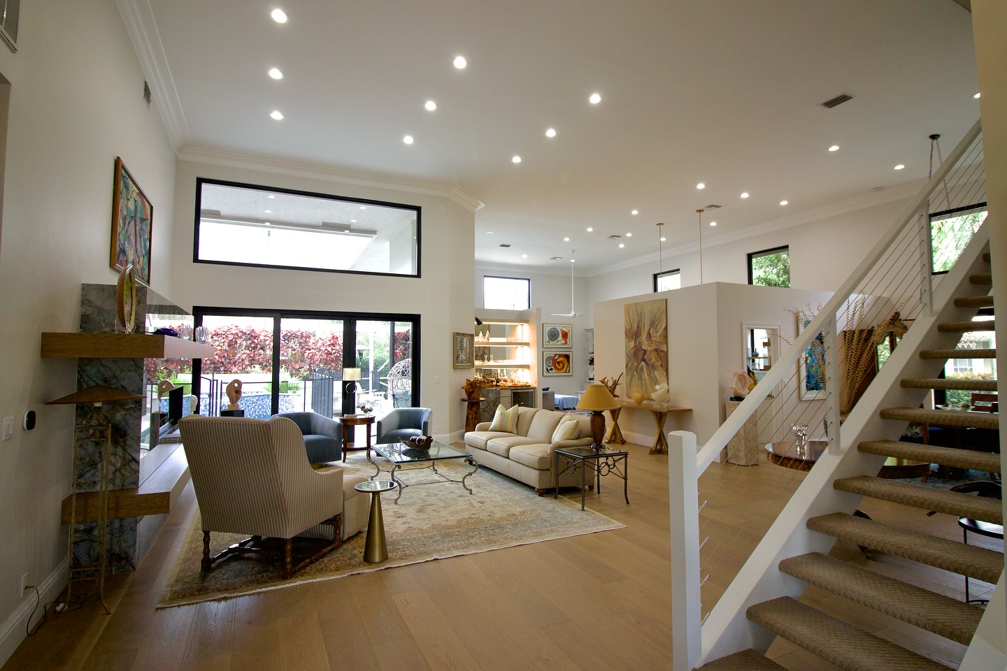 Transforming this living room and kitchen into a cozy, modern haven✨Where comfort meets clean design and every detail feels like home.
•
•
•
#explore #remodel #cozy #home