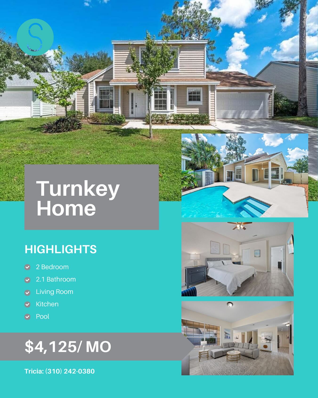 For Rent | Wellington, FL
1050 Aviary Road
$4,125/month | 3 Beds | 2.1 Baths | 1,566 SF
Turnkey furnished rental in the heart of Wellington! This beautifully remodeled home features:
• Master suite on first floor w/ 2 walk-in closets & pool access
• Updated kitchen, bathrooms, and flooring
• Private backyard with modern pool, patio, BBQ & lounge setup
• Bonus room upstairs — perfect for office or storage
Fully furnished & move-in ready. Minutes to WEF, Polo, Dressage, shops, restaurants & parks.
DM for more info or to schedule a showing!