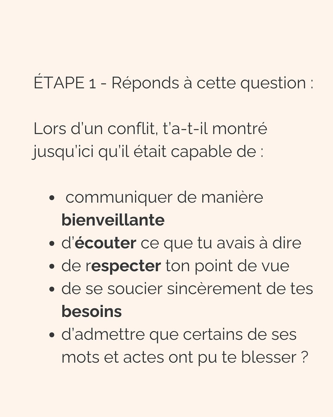 Se défaire de l’emprise d’un ou une PN est un parcours du combattant. Que ce soit dans les relations amoureuses, amicales, la famille et même évidemment au boulot (oui, ils sont partout !).
Si c’est ton cas, ne perds pas espoir et ne culpabilise pas. Tu fais de ton mieux et à ton rythme pour t’en sortir.
Avant de trouver la force de partir (le/la PN te pompe toute ton énergie précisément pour que tu n’aies pas la force de partir) voici la meilleure chose que tu peux faire pour TOI :
Montre-lui que TU SAIS. Que tu n’es pas DUPE. Tu as repéré son petit jeu, tu peux même en décrire les tenants et aboutissants. Tu sais reconnaître ses manipulations, ses phrases assassines. Mais elles ne te touchent plus. Elles ne t’atteignent plus.
(Oui ok, c’est pas vrai, mais il doit le croire, et toi aussi ;))
Un.e PN à découvert n’aura plus jamais la même emprise sur toi. Ça ne suffira pas totalement à te faire sortir de ses griffes, mais ça t’aidera à te sentir plus forte, plus confiante, pour faire les premiers pas loin de lui.
Crois-moi, je suis passée par là…
————————————————————————
Je suis Emilie, thérapeute & coach diplômée spécialisée dans la dépendance affective et les troubles émotionnels.
J’aide les femmes qui souffrent de schémas toxiques répétitifs à aimer sereinement et librement, sans plus jamais s’oublier.
Tu te reconnais dans mes posts ? Prenons 30 minutes pour faire connaissance.
Rdv sur mon site emilie-leduc.com ou dans le lien que tu trouveras ci-dessus dans ma bio
#dependanceaffective #manipulation#relationtoxique#addiction#dependance#peurs#blessuredabandon#rupture#couple#hypersensibilité #emotions #gestionemotions #hypersensibles #abandon #perversnarcissique #depression #blessuredelame #selflove #amourdesoi #tinder#date#rencontre #angoisse#solitude #lovecoach #pn #devperso #amourdesoi