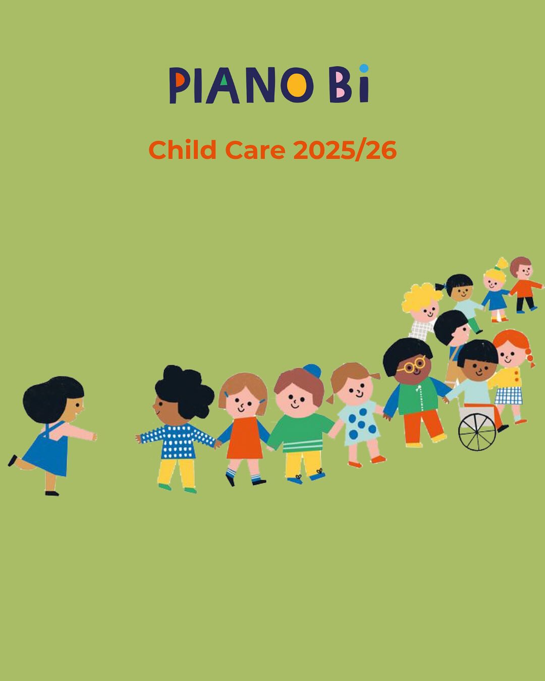 A settembre si ricomincia!
Ultimi posti disponibili per il nostro Child Care 🐣
Scopri di più nelle slide e scrivi a info.pianobi@gmail.com