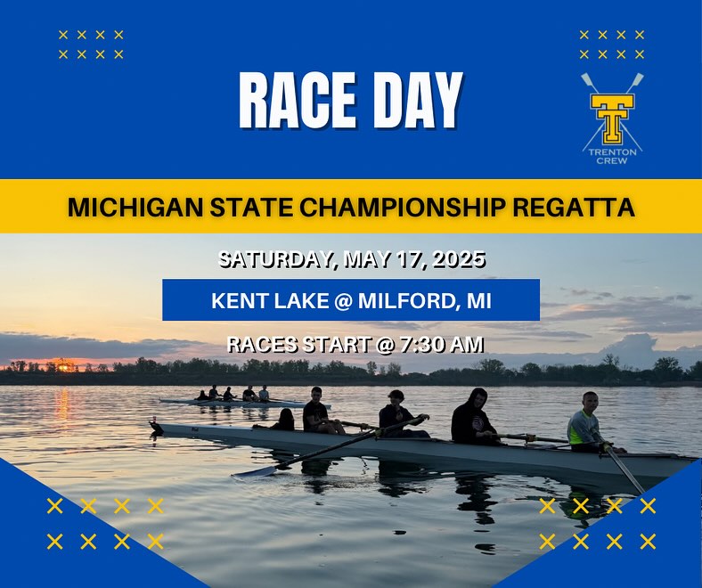 Michigan State Championship Regatta lineups! ๐ฃโโ๏ธ #rowing #trentoncrew