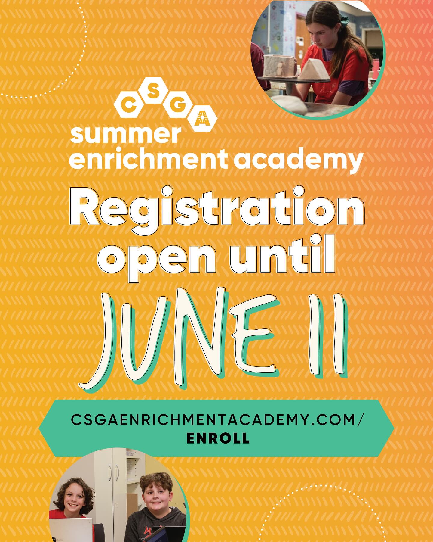 Summer plans? Handled.
Our second annual Summer Enrichment Academy kicks off June 12 in Maplewood, MN—and it’s going to be 10 days of creativity, curiosity, and fun!
Kids entering grades 1–12 can explore topics like art, STEM, writing, performance, cooking, coding, and more!
Let your child try something new, meet new friends, and dive into hands-on learning that actually feels like summer.
Registration closes on June 11, and spots are filling fast—sign up today: csgaenrichmentacademy/enroll
#CSGA #CSGAenrichment #MaplewoodMN #MaplewoodKids #SummerCampMN #EastMetroMoms #TwinCitiesFamilies #STEMCamp #ArtCamp #MNParent #MinneapolisMoms #SaintPaulMoms #SummerFunMN #MaplewoodSummerCamp