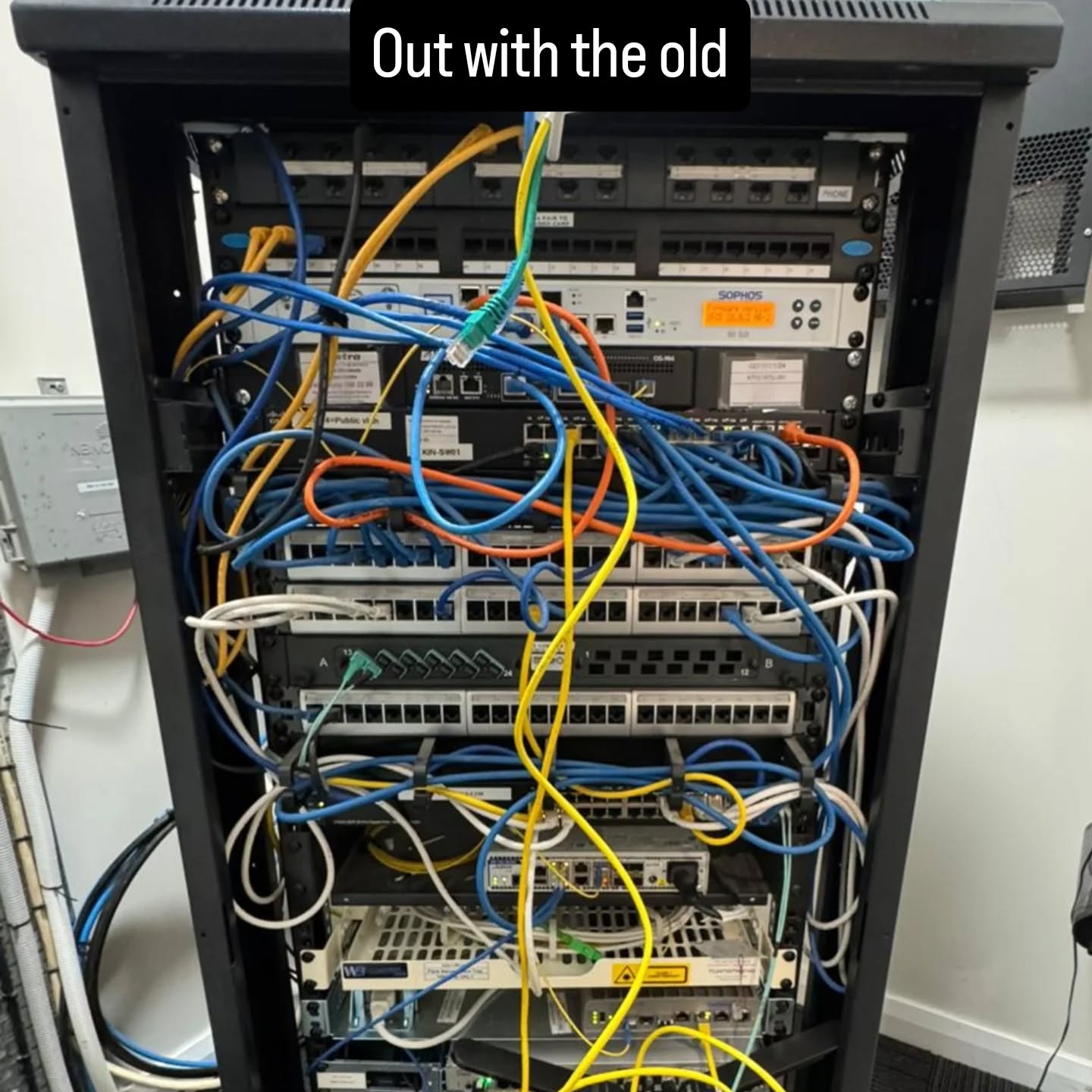 After hours data cabinet change over