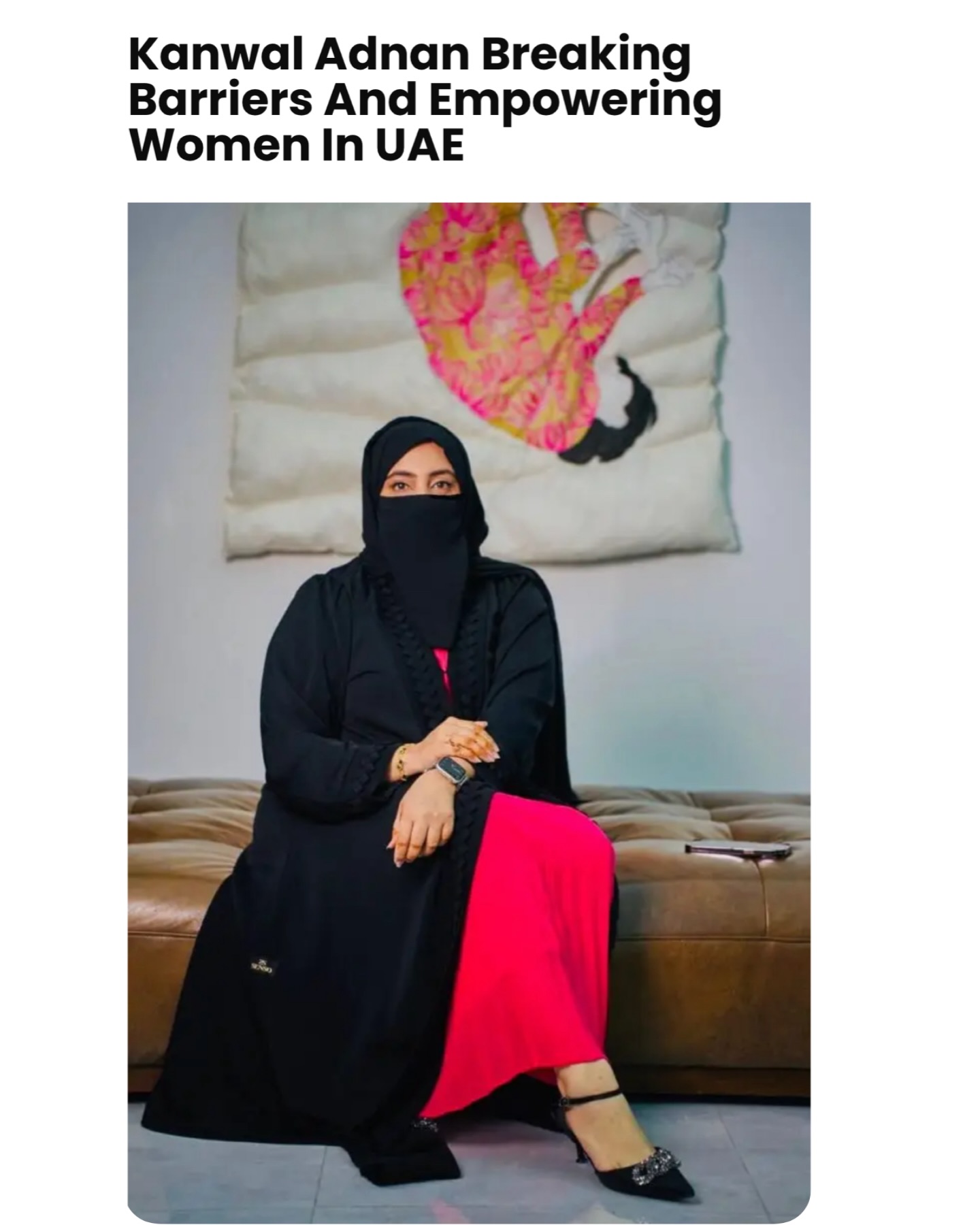 From dreams to impact — honored to be recognized by @uaestoriesofficial for redefining possibilities for women in the UAE.
#BreakingBarriers #HijabiRealtor #empowerwomen https://uaestories.com/kanwal-adnan-breaking-barriers/