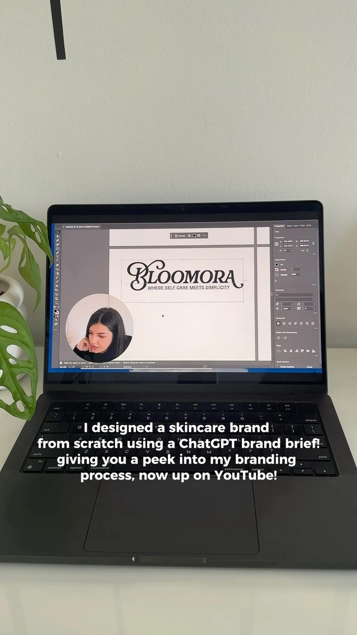 I designed a skincare brand from scratch with a ChatGPT brief ✨
and it’s all in my first YouTube video! Here’s a sneak peek!
more full design videos coming soon :)
what type of videos I should do next?
#branddesign #designprocess #graphicdesign #brandingdesign #skincarebrand